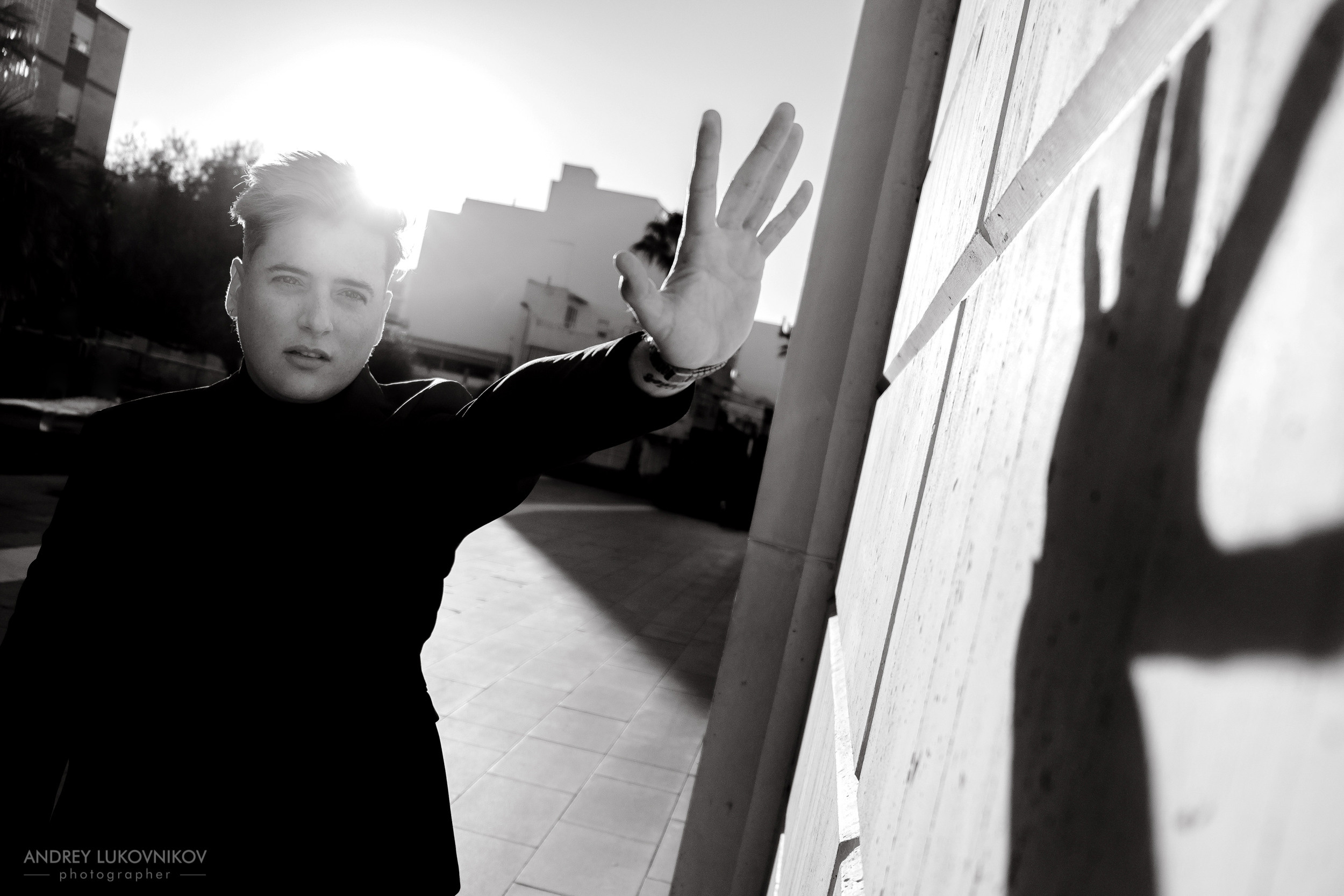 Мужская фотосессия в городе. Испания