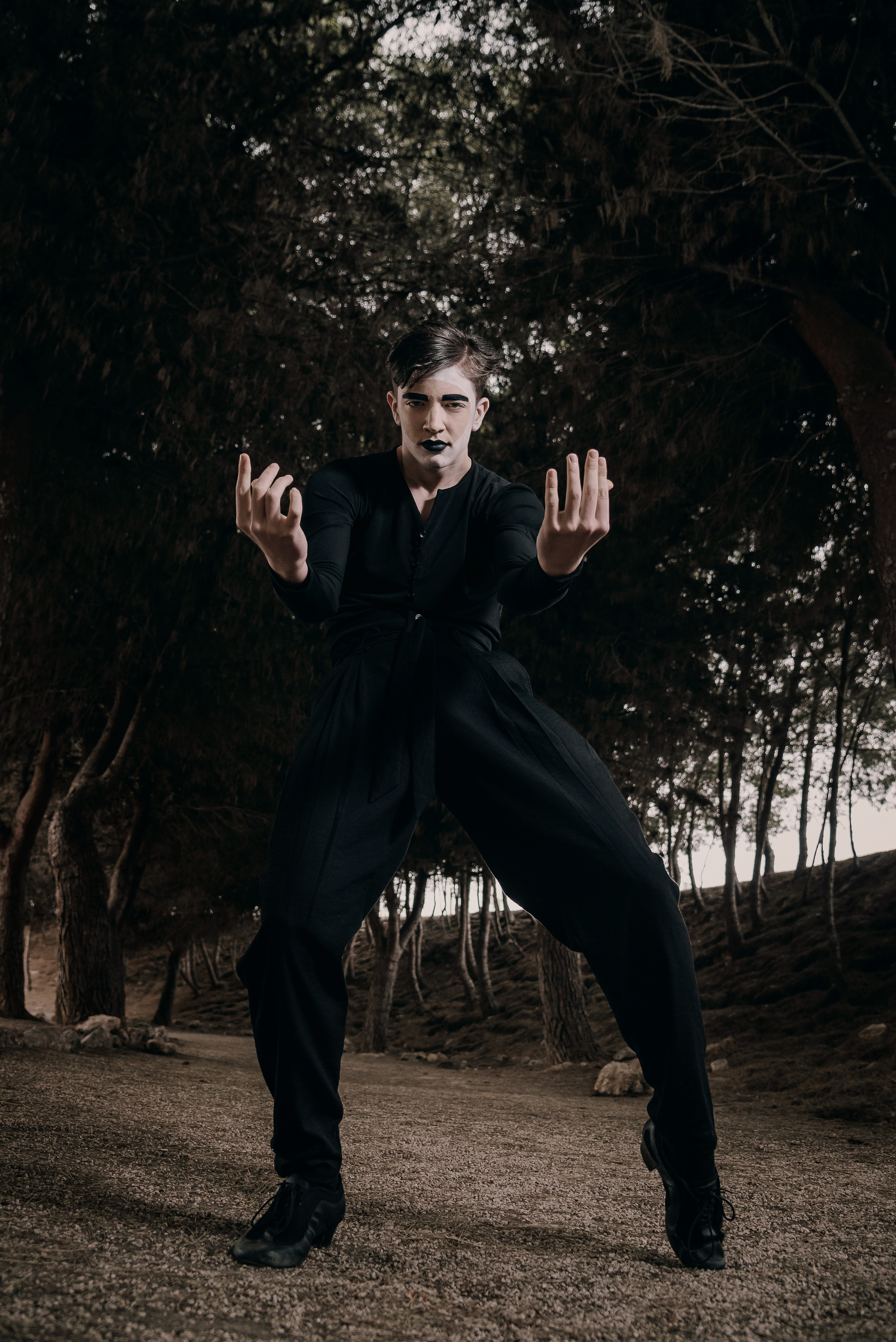 Dancing sorrow in the forest