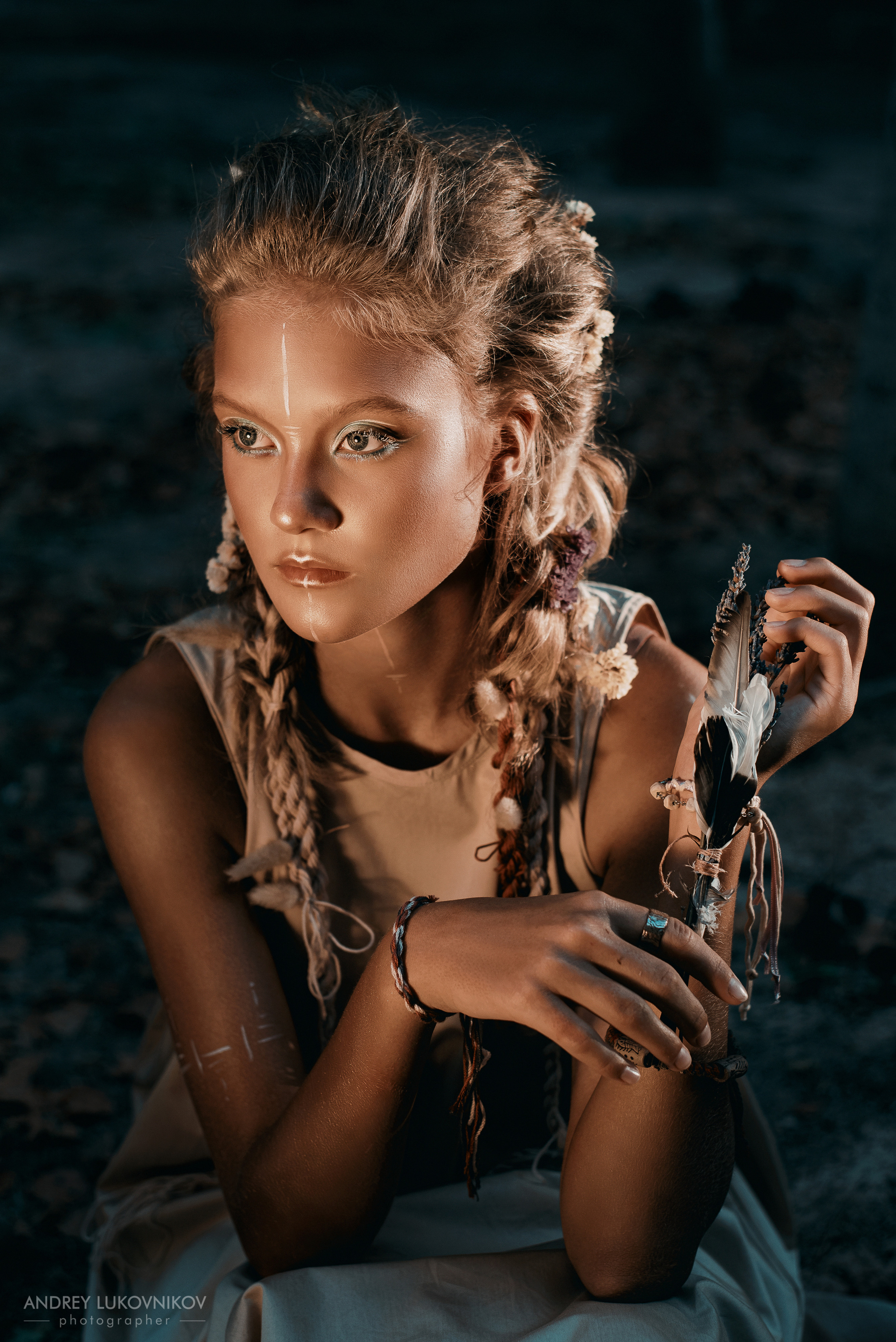 Forest fairy. Сказочная стилизованная фотосессия Колдунья в лесу