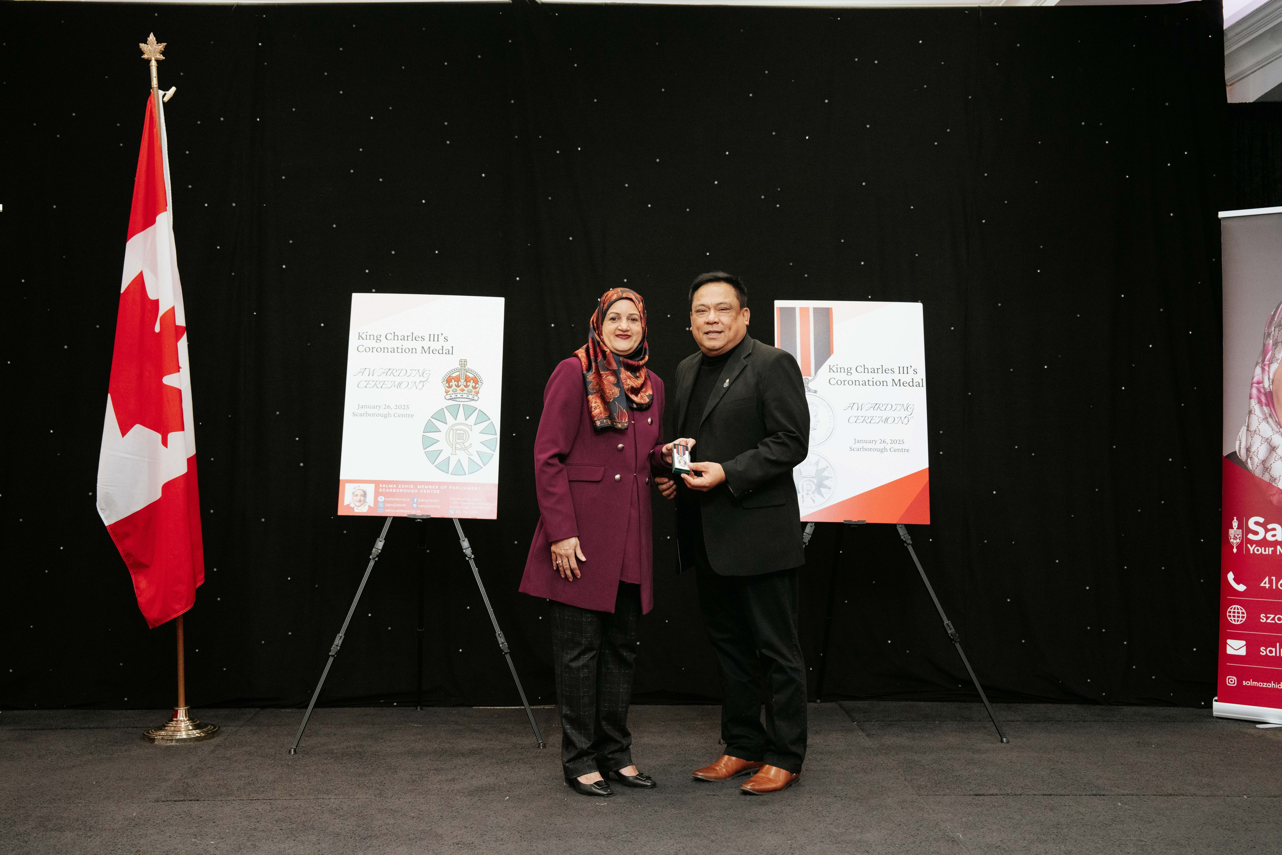 King Charles Coronation Medal Awarding Ceremony. MISAJA MEDIA