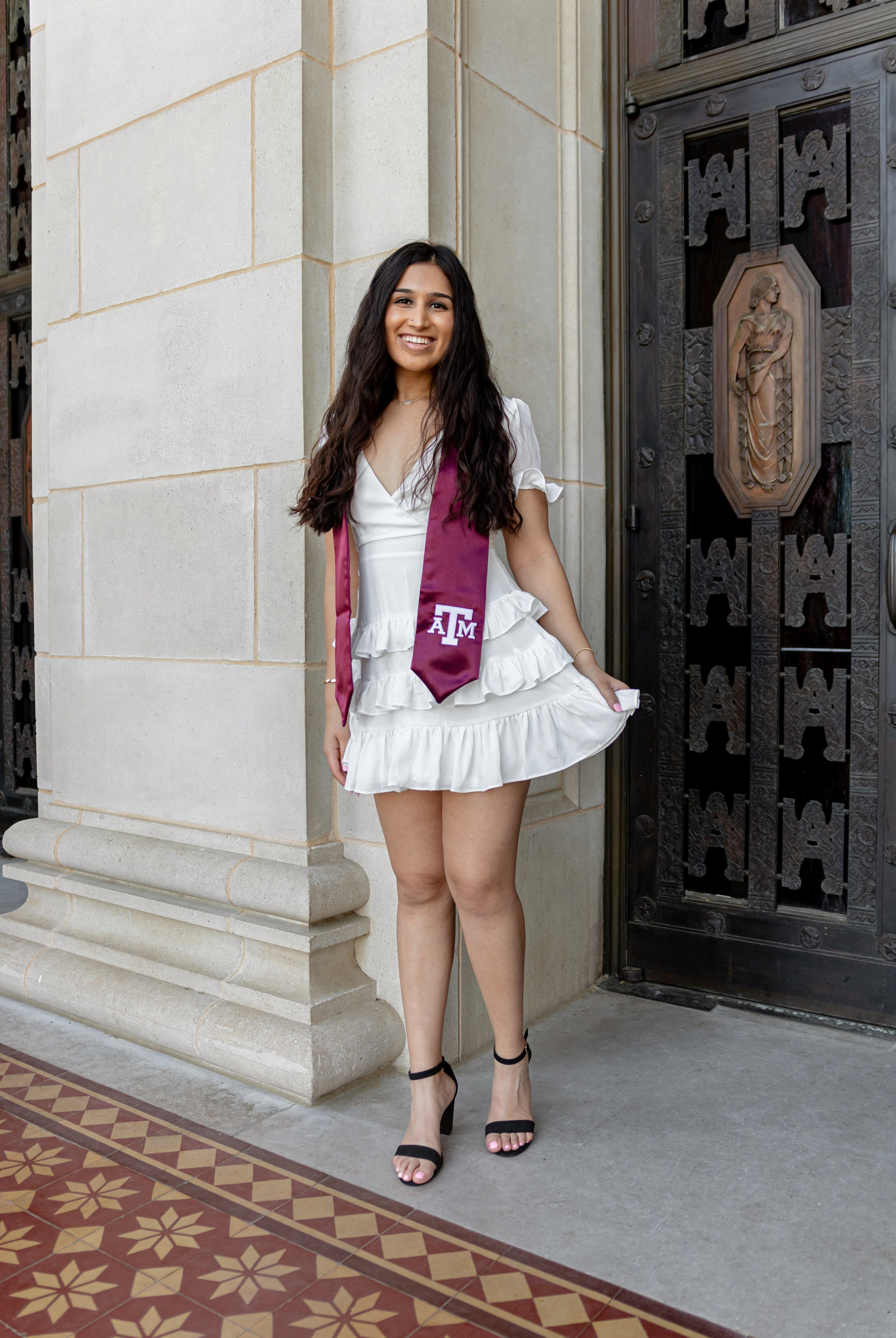 Arshia’s graduation photoshoot at Texas A&M University