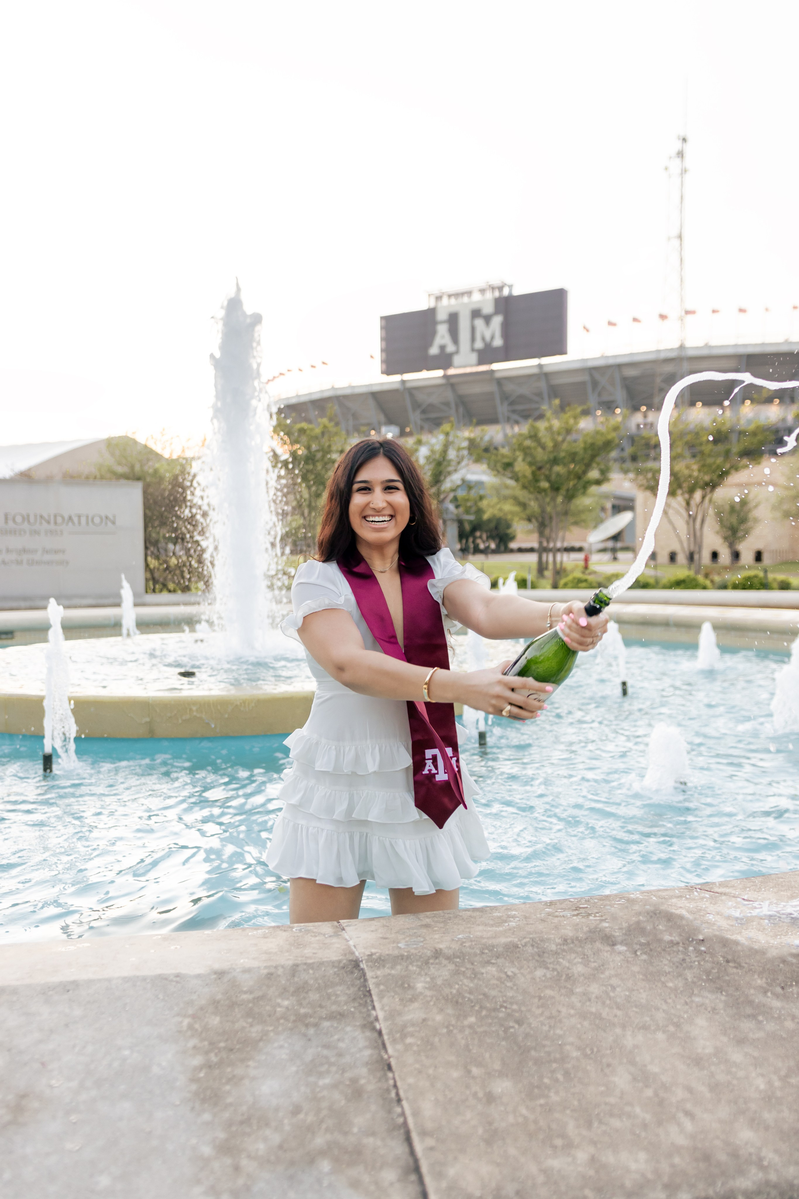 Arshia’s graduation photoshoot at Texas A&M University