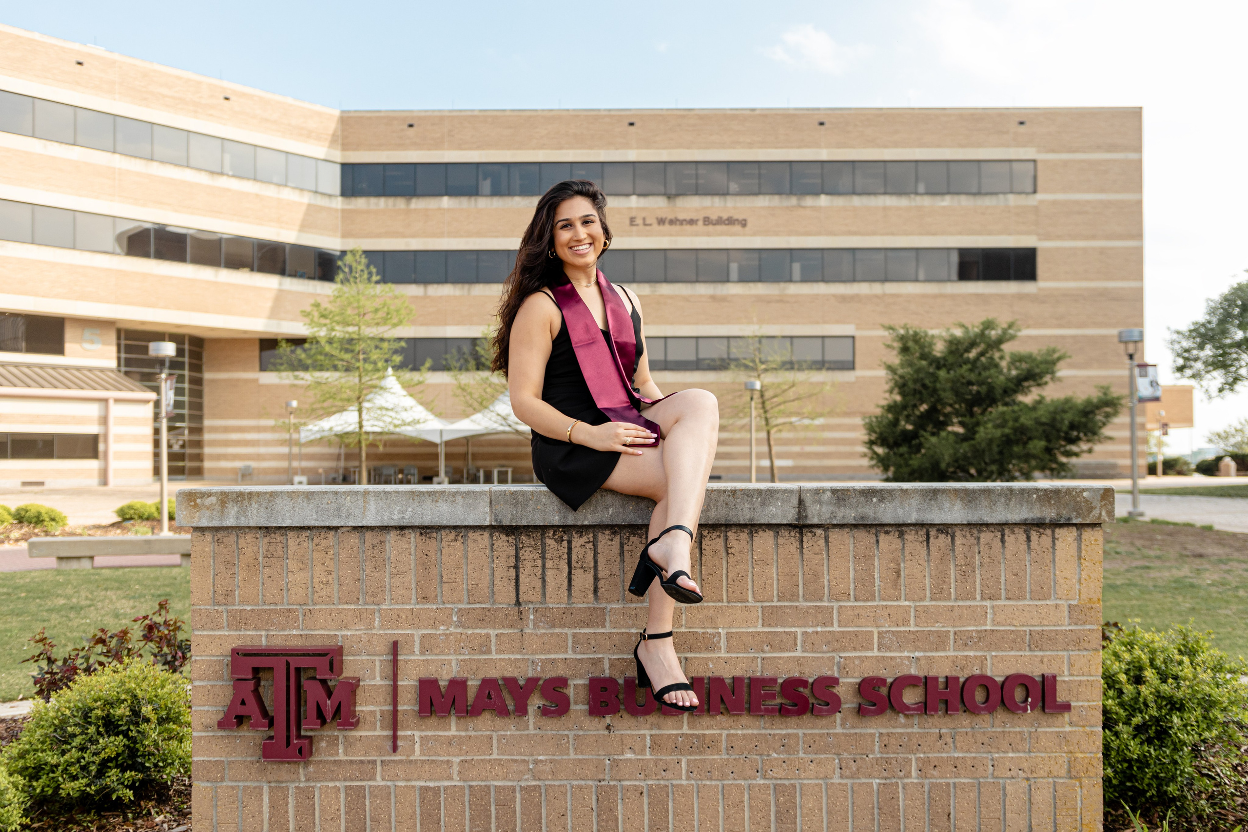 Arshia’s graduation photoshoot at Texas A&M University