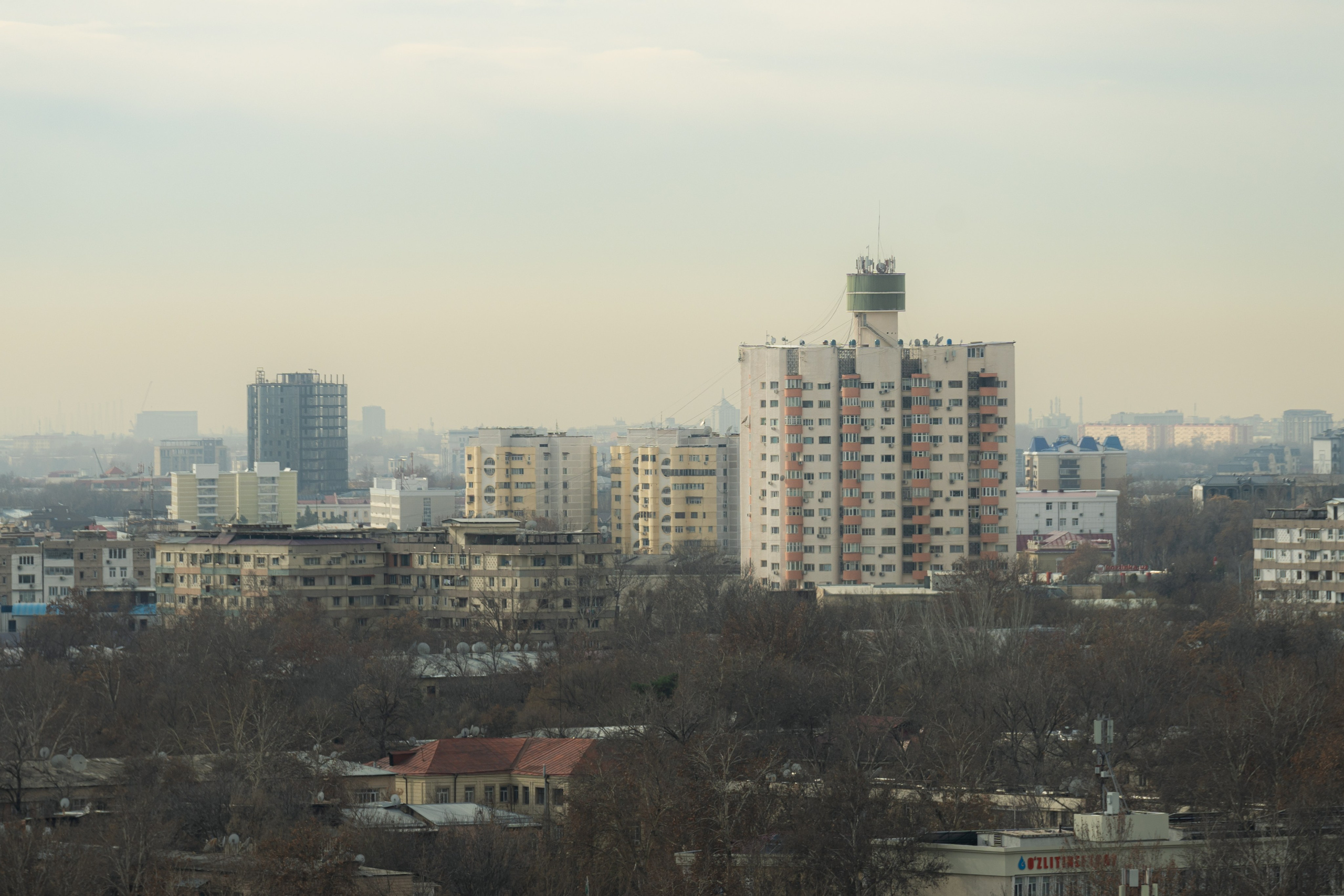 Смог в Ташкенте или Взгляд на город с высоты птичьего полета. Георгий Намазов | Фотограф в Ташкенте