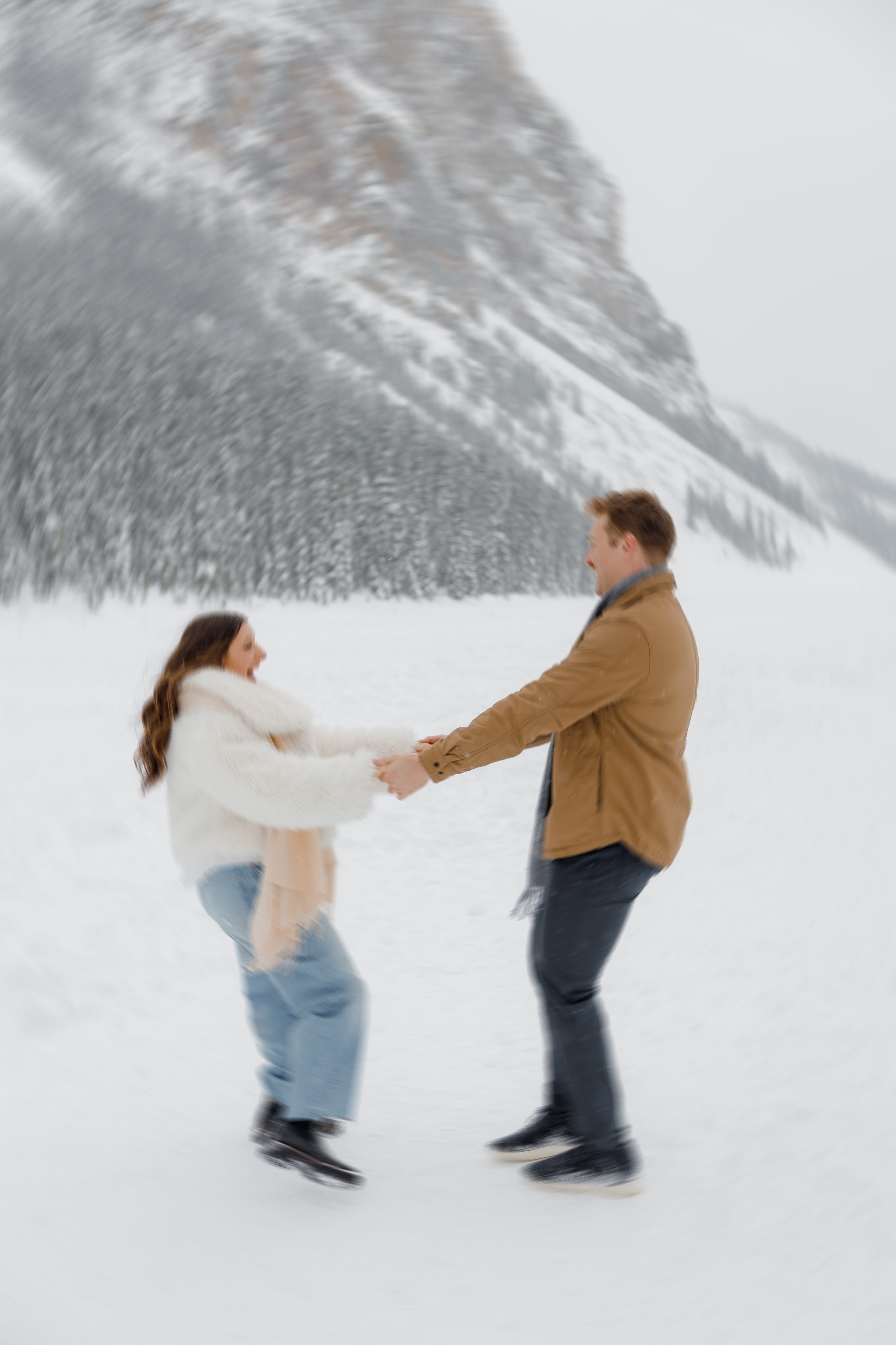 Lake Louise engagement session. Home