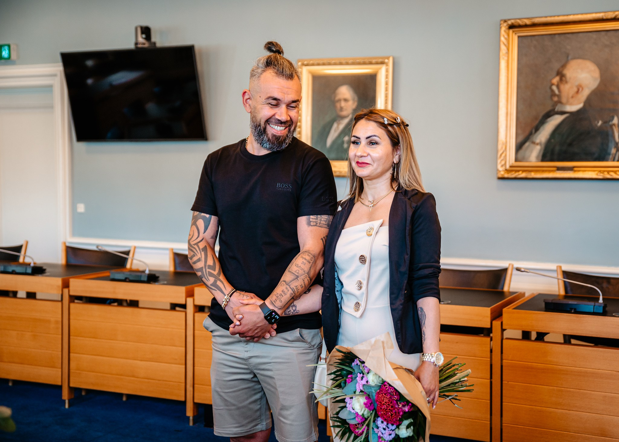 Cununie civilă în Randers. DanFotograf.dk