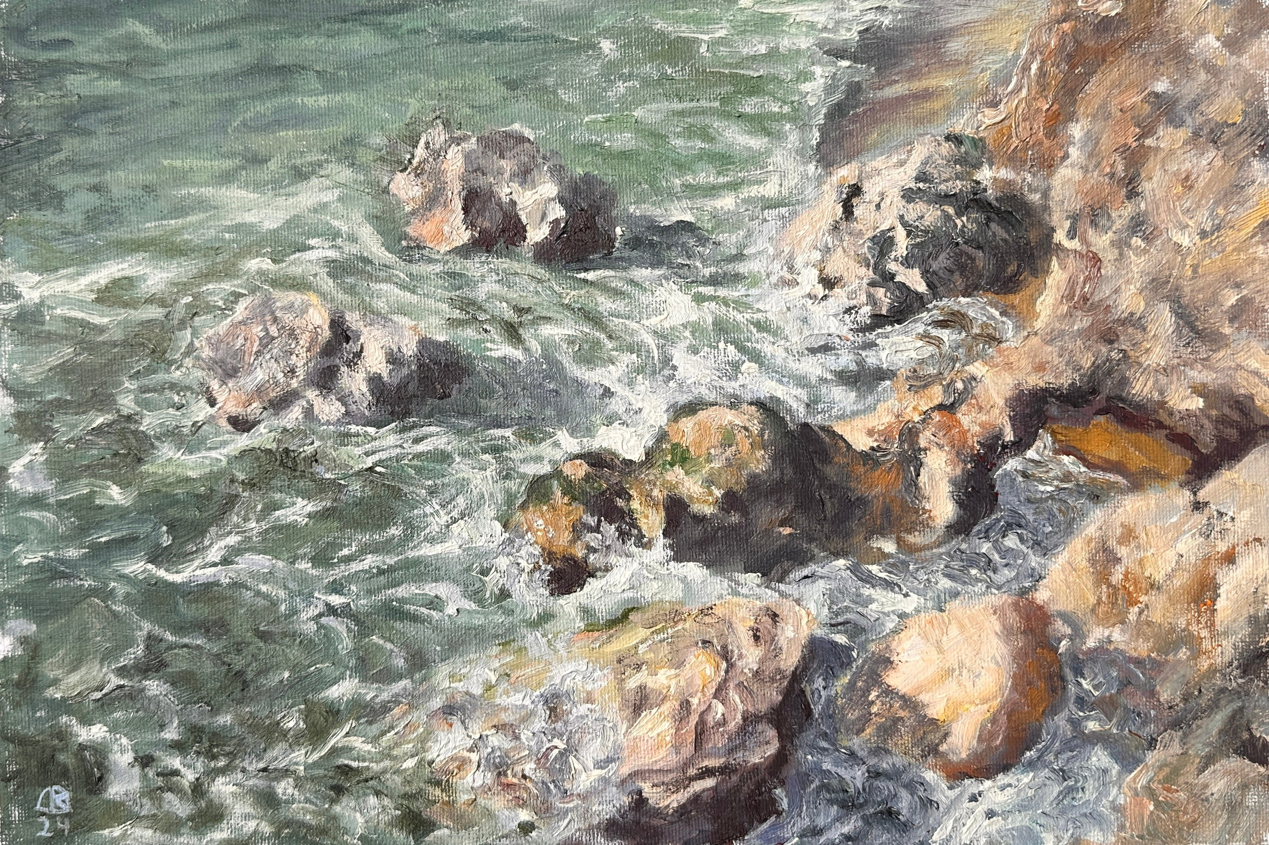 20 X 30, lienzo sobre cartón óleo