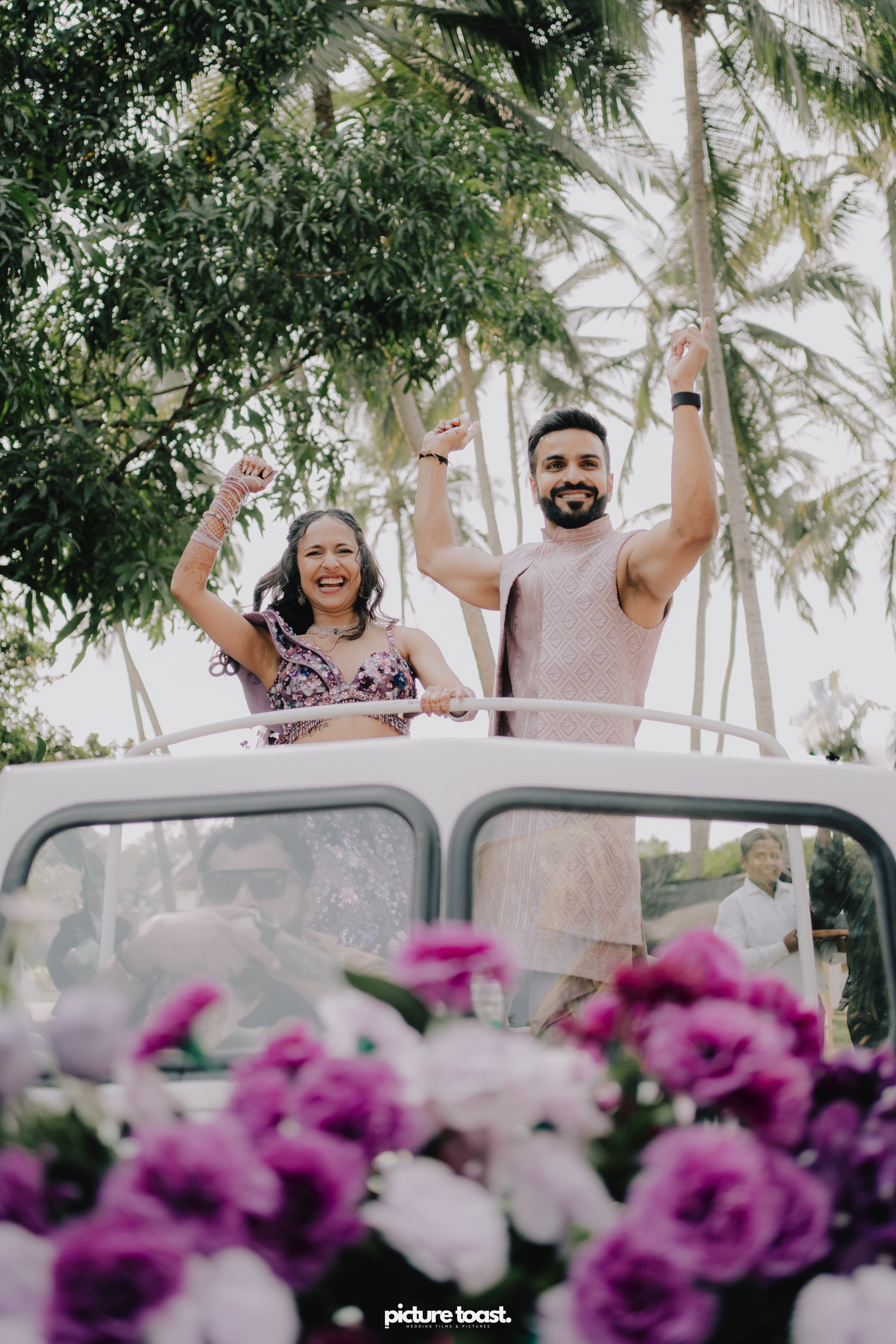 Varamala Ft. Barbie & Aneesh. Fine art Wedding Photographers in India & Canada