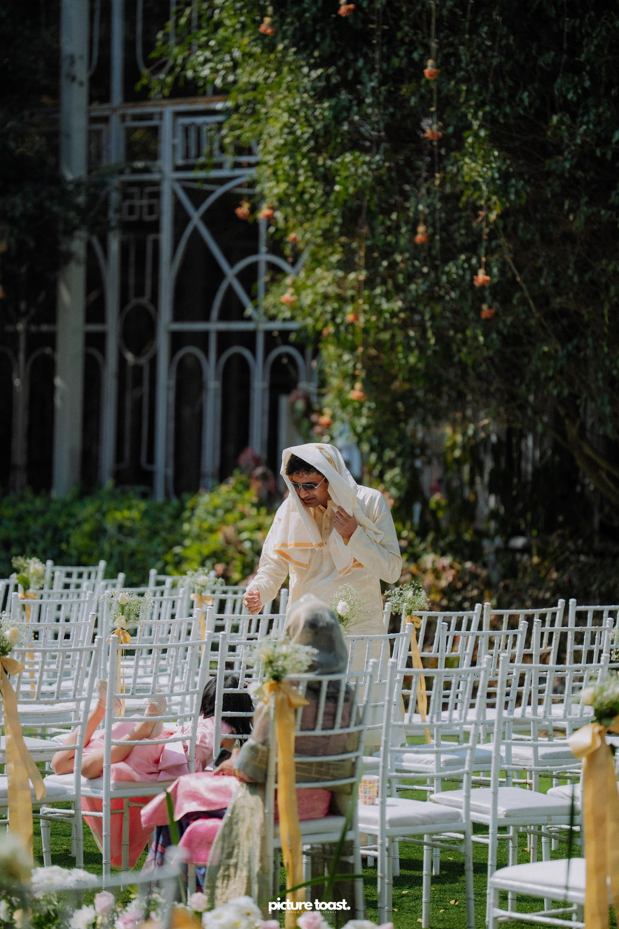 Blessing of Rajiv & Aashna. Fine art Wedding Photographers in India & Canada