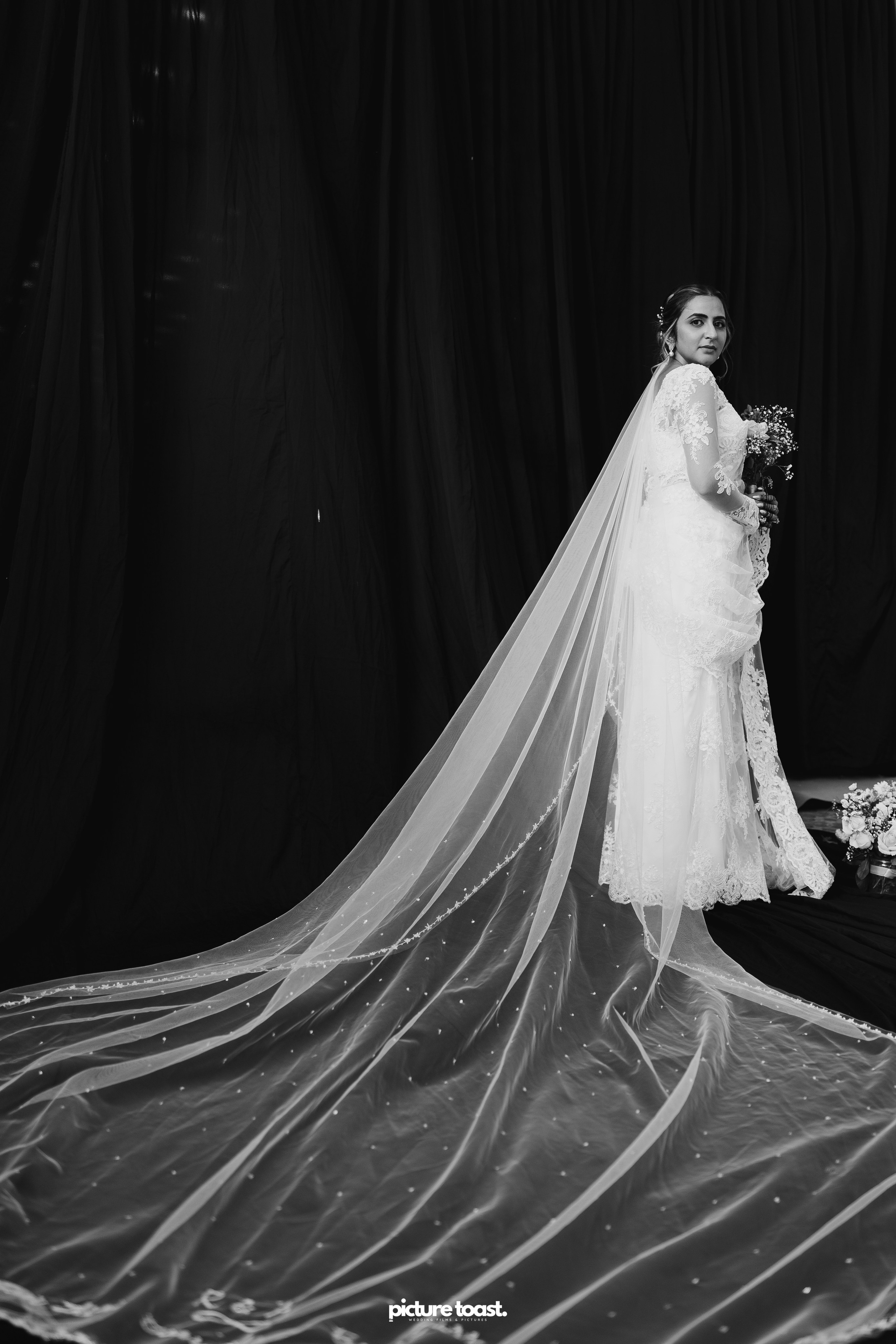 Blessing of Rajiv & Aashna. Fine art Wedding Photographers in India & Canada