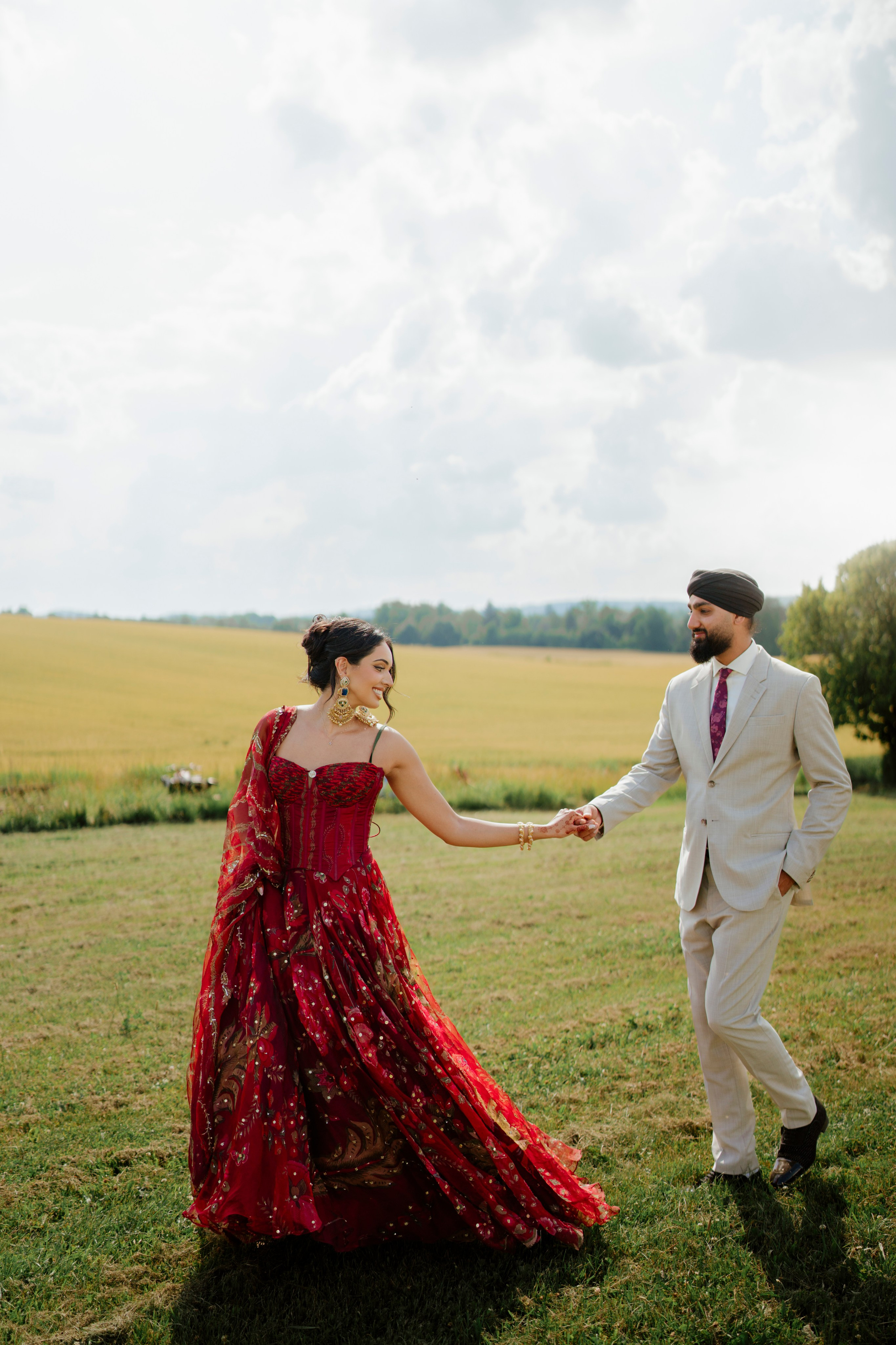 Nooreen & Jugraj. Studio Kunal Photography