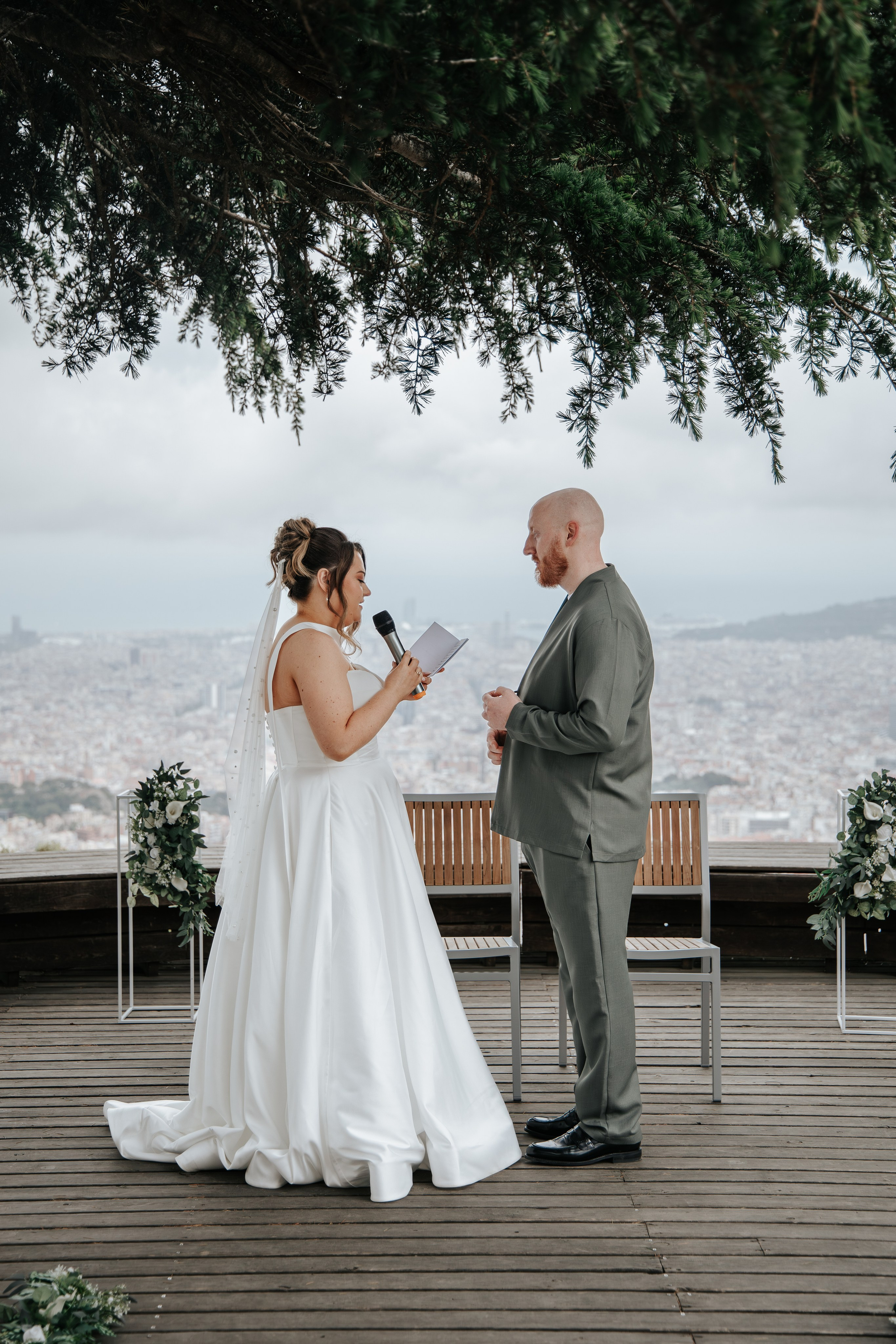 Sophie & Corey, 02/05/2026, Observatorio de Fabra, Barcelona. Fotógrafa de bodas en Girona, Costa Brava | Wedding Photographer Evgenia Gruntovaya