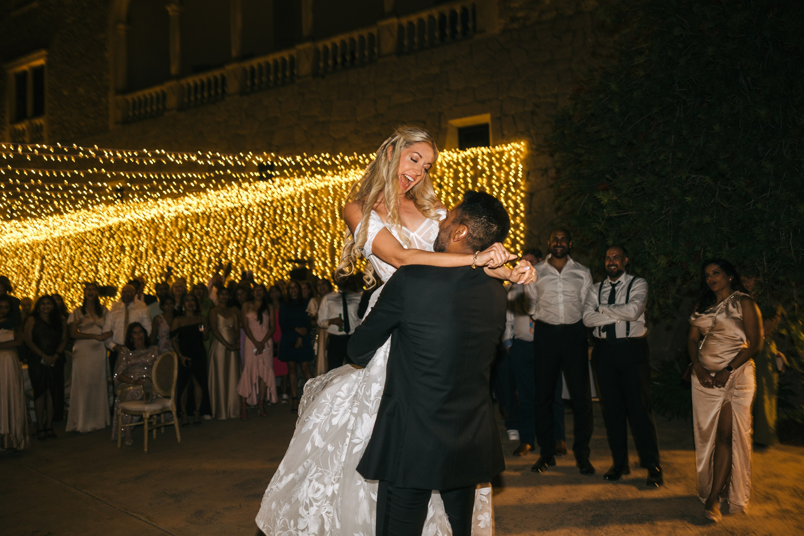 Mallorca venue Son Marroig for this LA Wedding Ceremony. Wedding Celebrant in Mallorca Iban Collin