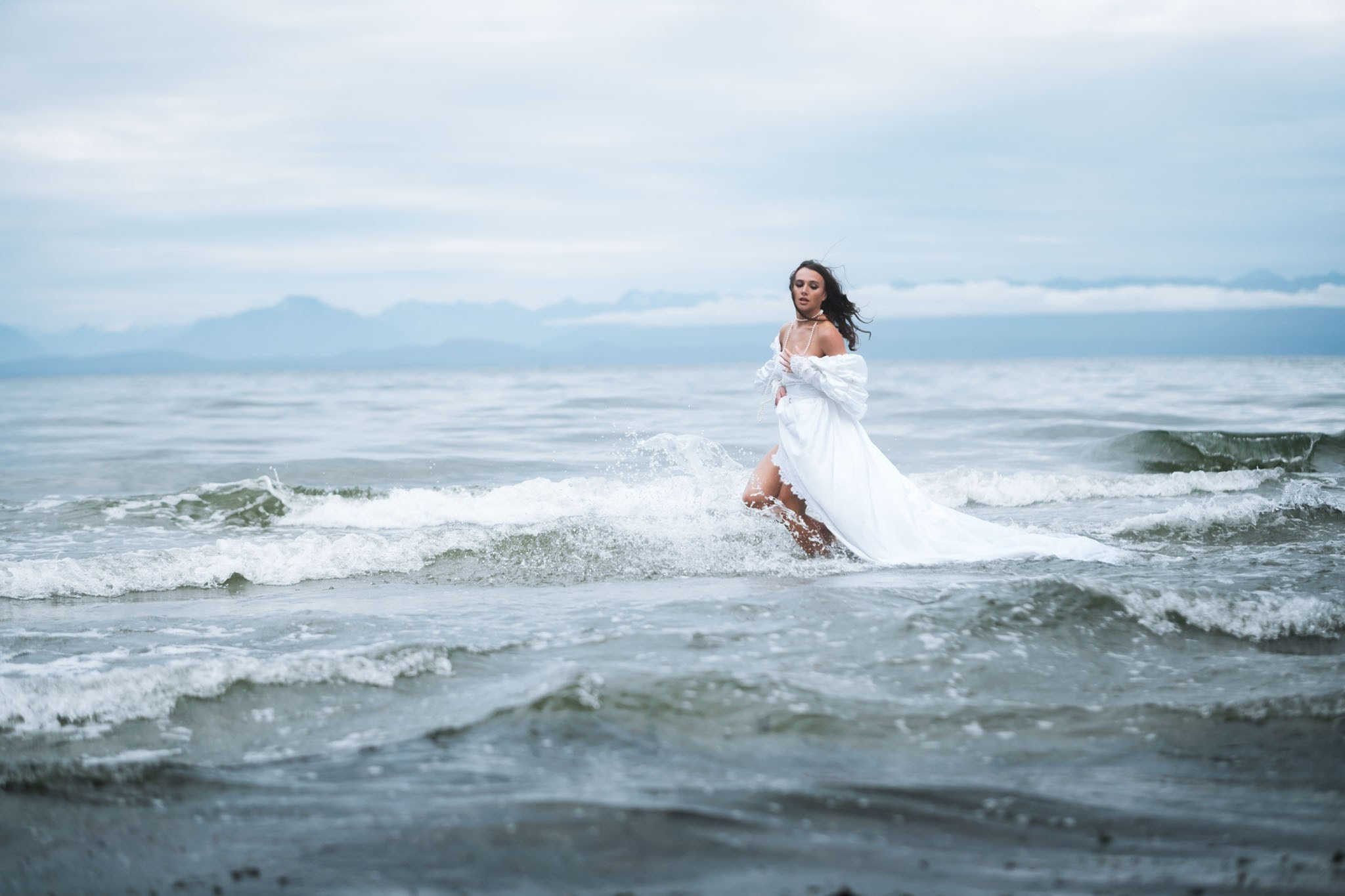 expressive portrait with cinematic blue tones