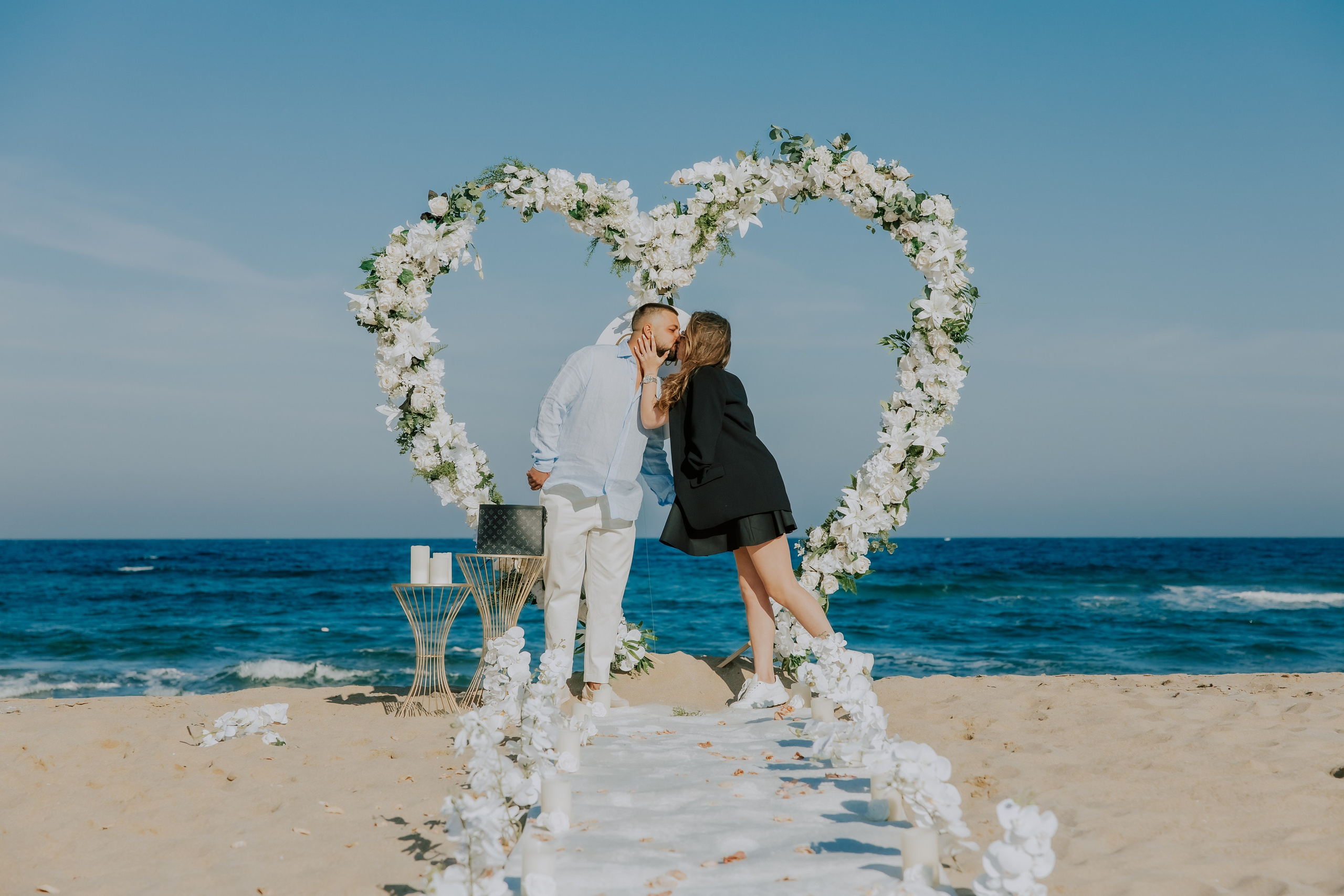 Годеж на плажа. Фотограф Ирина Йотова