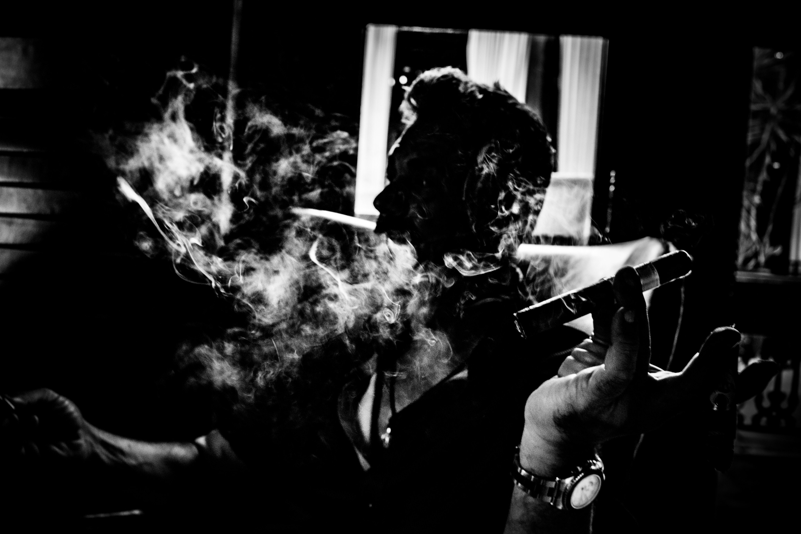 Burn Black and White Series. Out and About 239