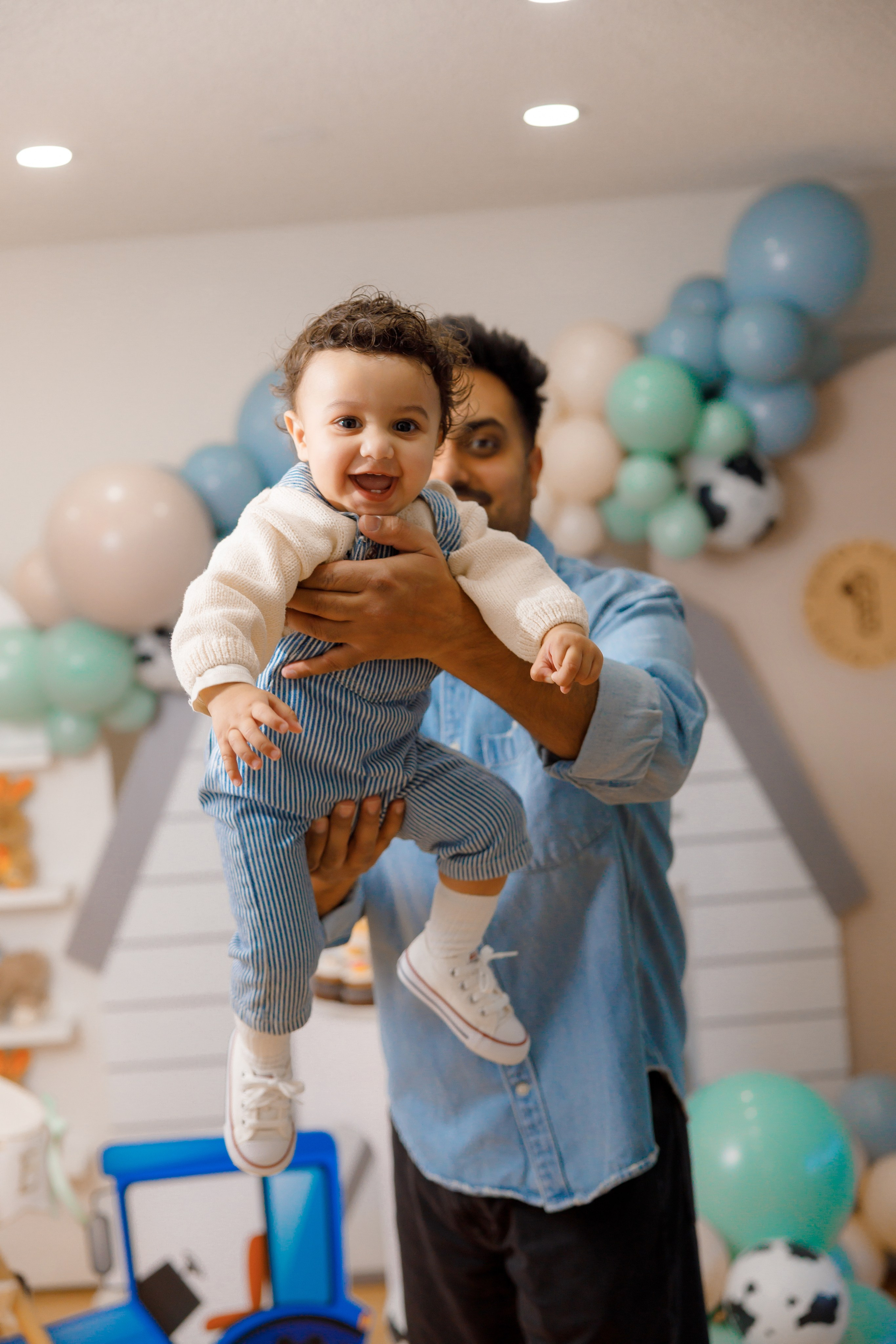 Fateh’s 1st birthday. Home