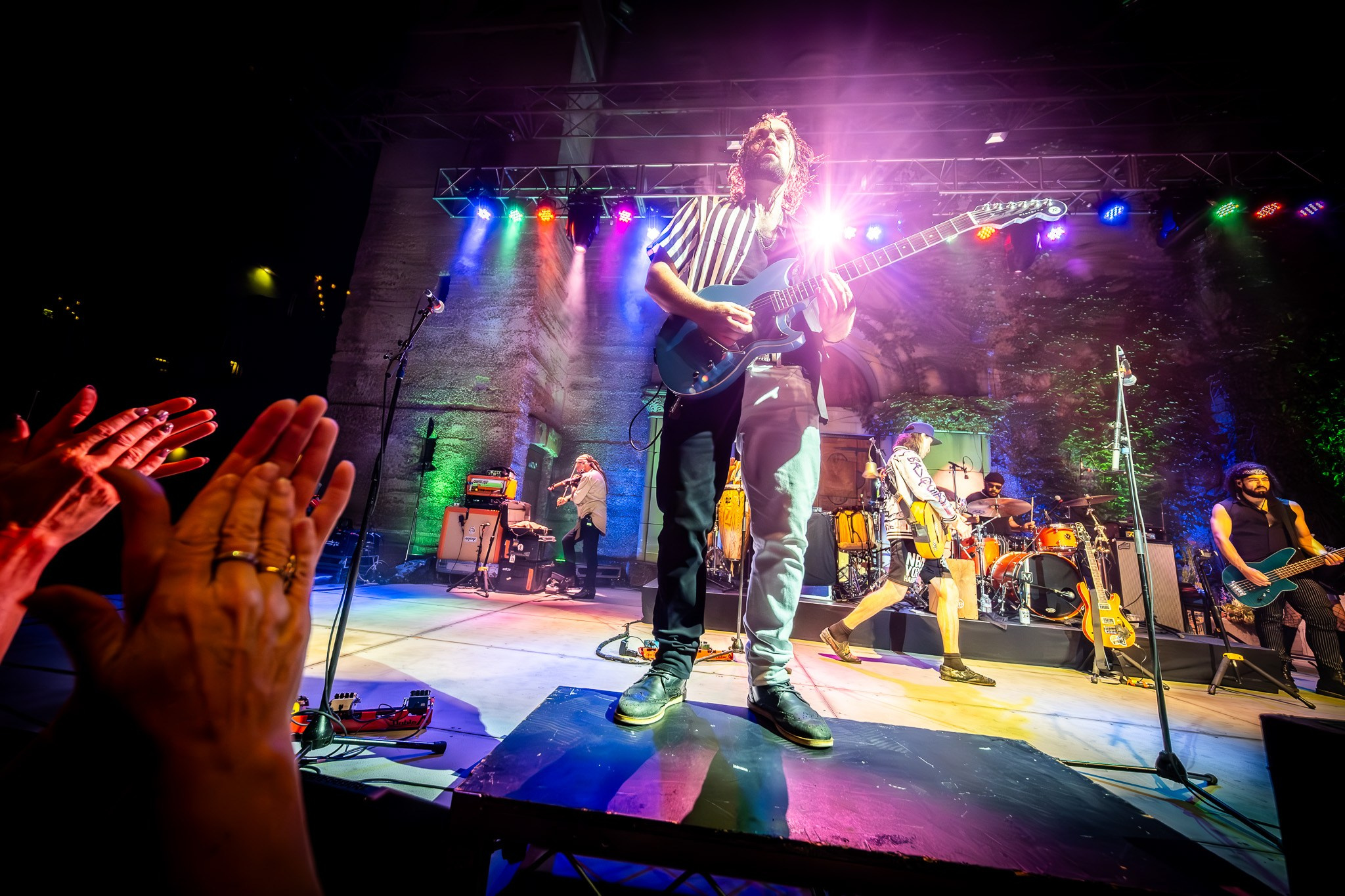 GOGOL BORDELLO / SARATOGA / CA. Reportage concert portrait photography in the San Francisco Bay Area