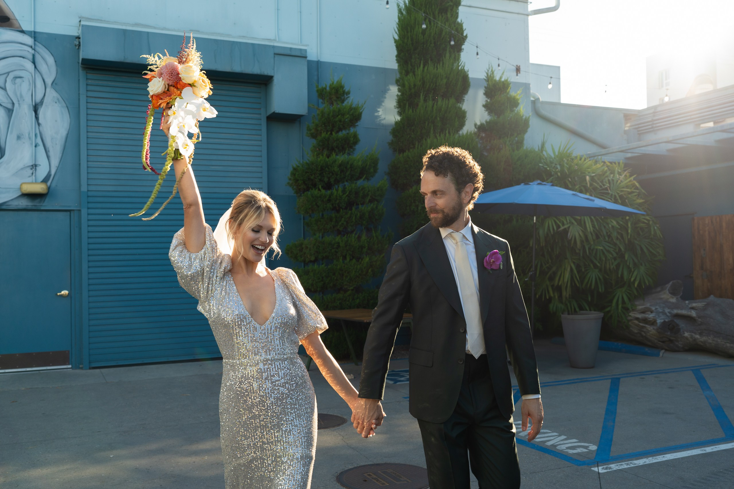 A Downtown Los Angeles City Wedding at The Grass Room. Cinematic Wedding & Elopement Photography in Los Angeles | Inspired by Indie Film & Real Life