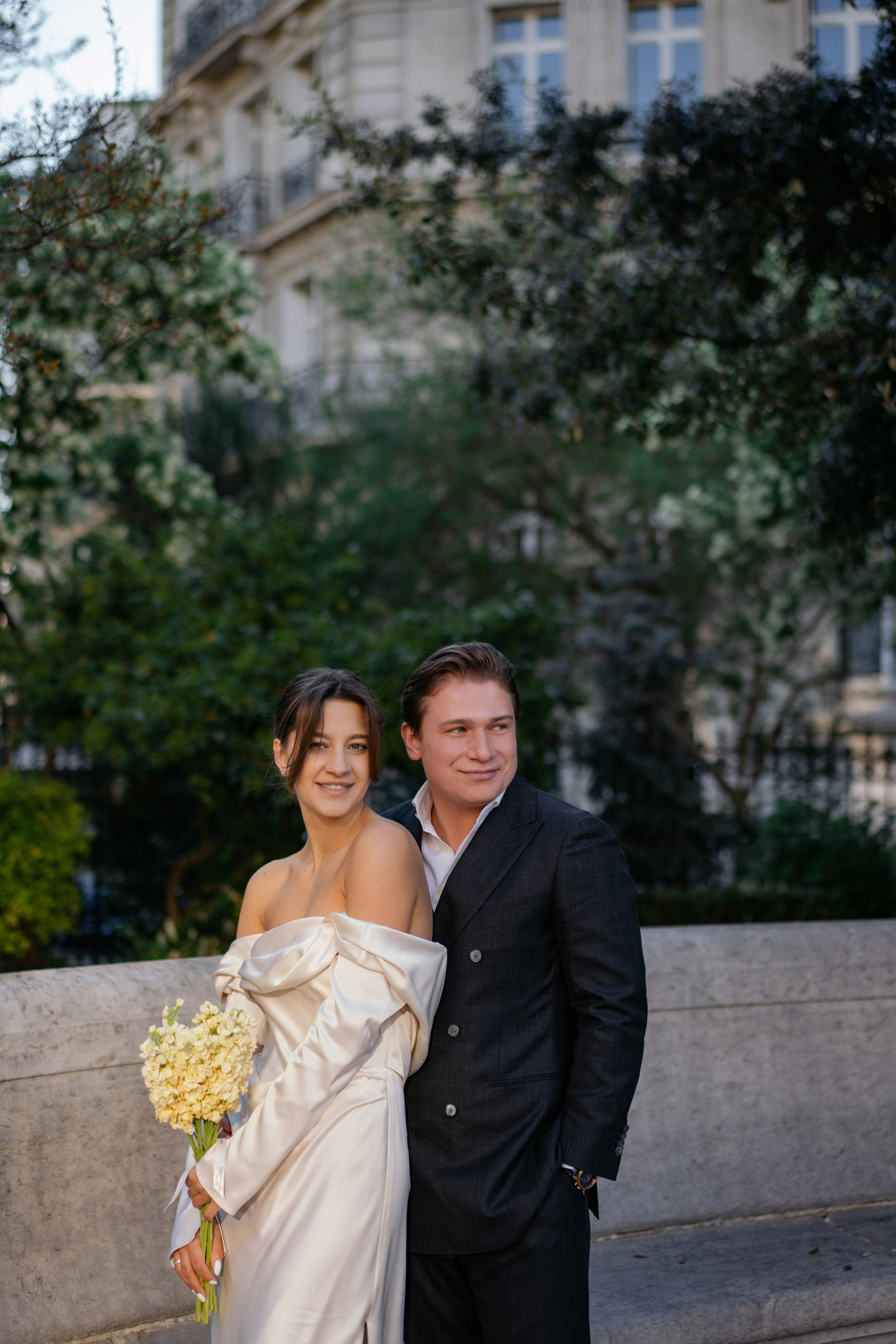 парная фотосессия в Париже, свадьба для двоих