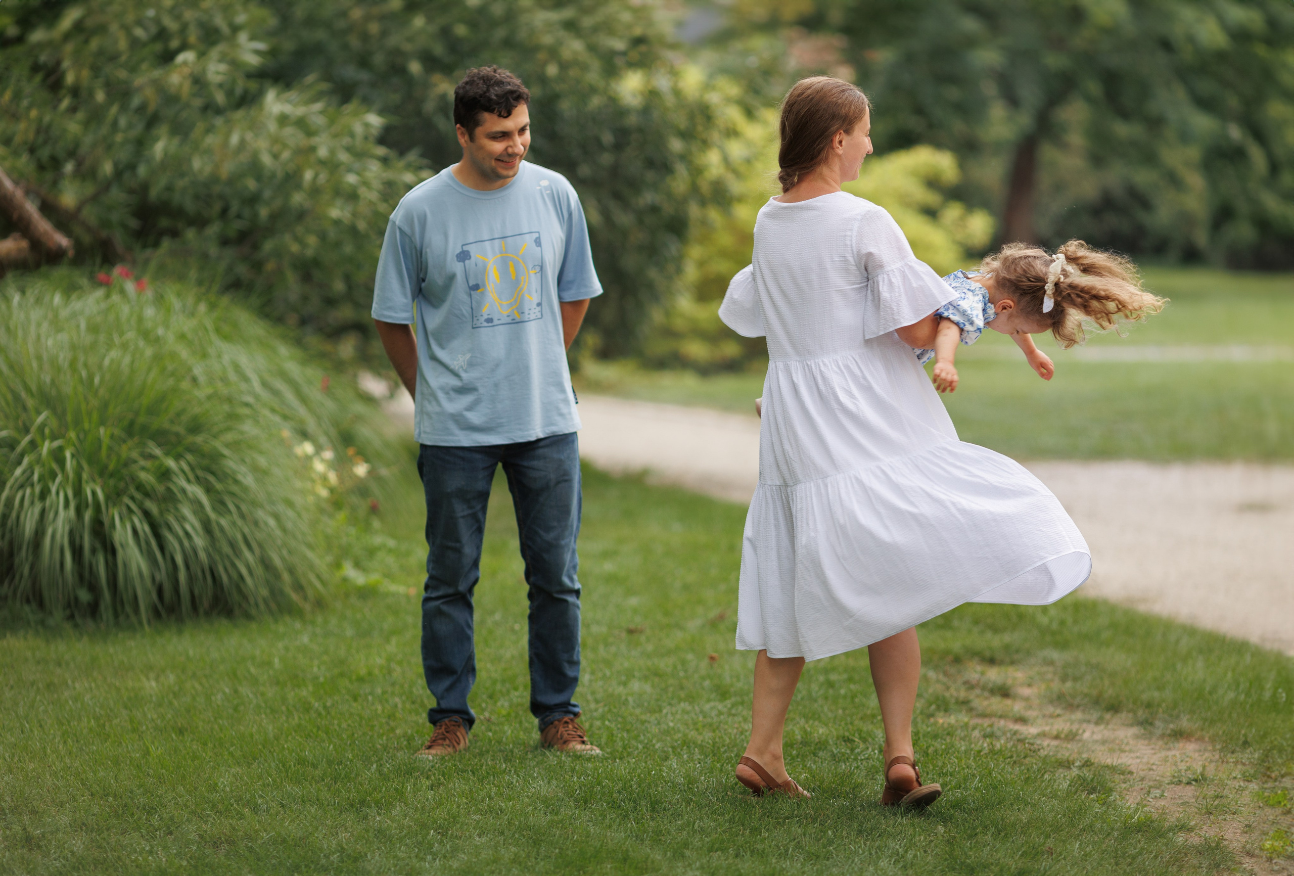 Прогулка в Бернардинском саду. Семейный и детский фотограф в Вильнюсе Светлана Наумова