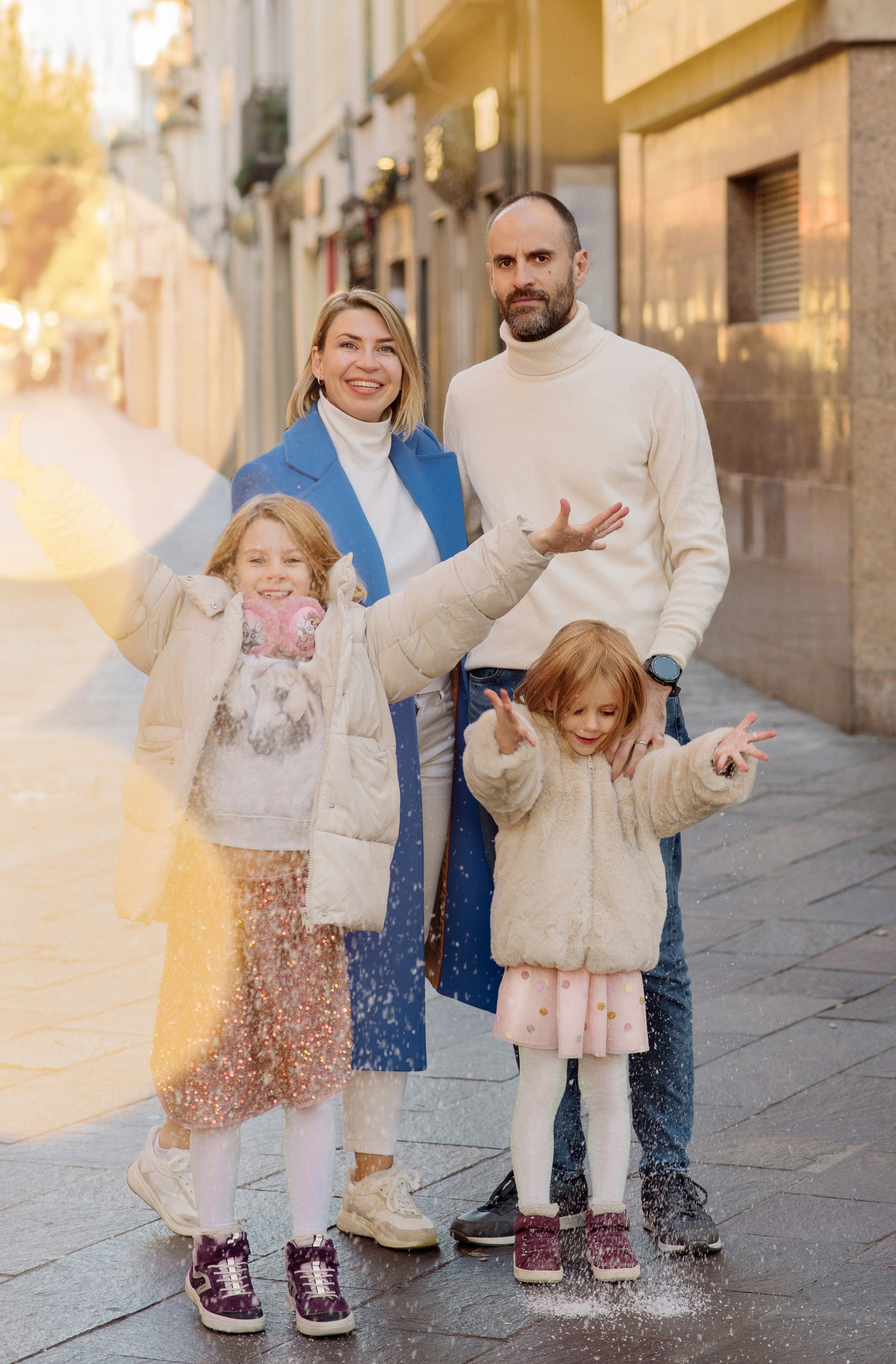 New Year's walk in the suburbs of Barcelona. Www.iastakhova.com