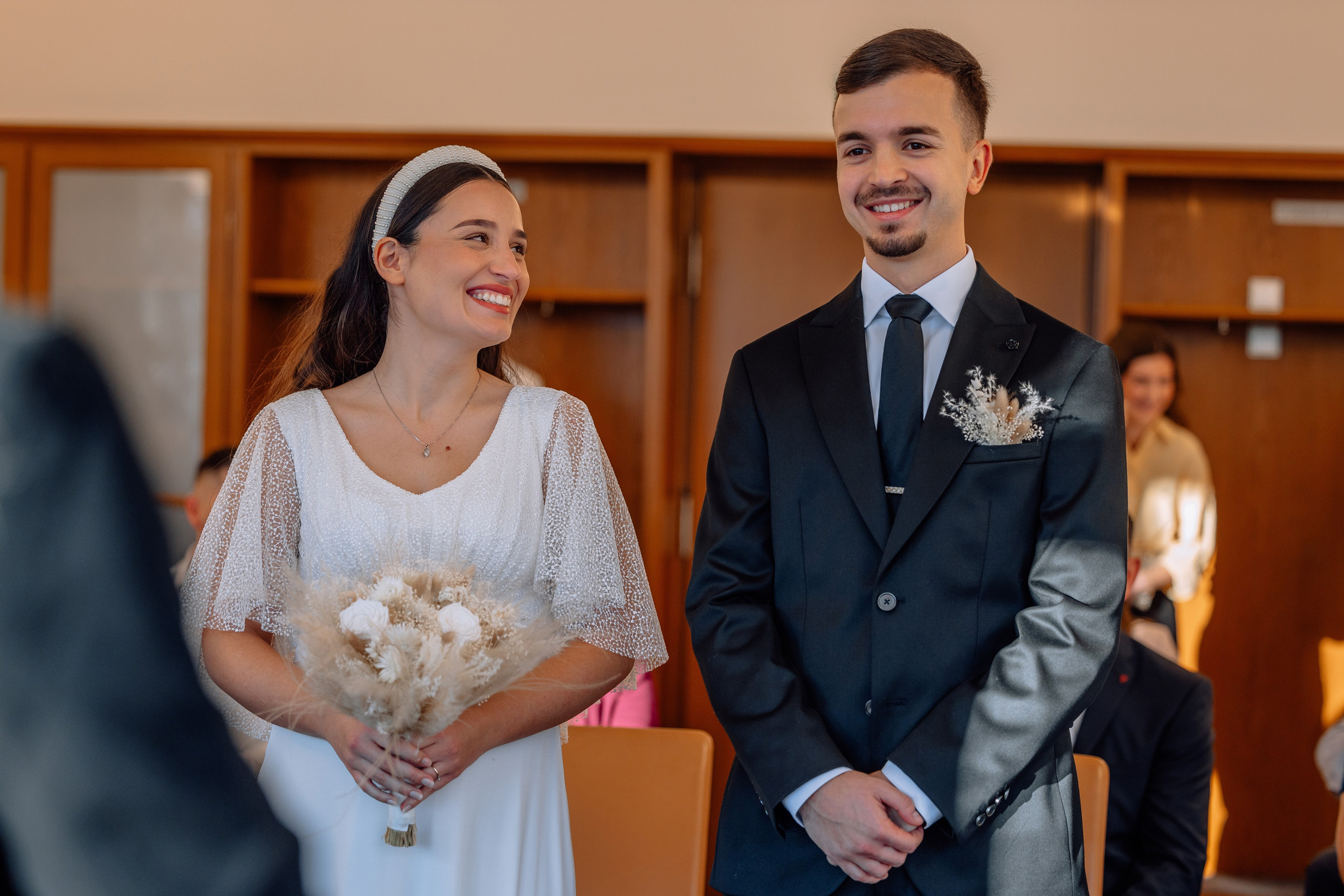 Elegante Trauung im Standesamt Schwabing | Hochzeitsreportage. Hochzeitsfotograf München Taufe Familienfotograf Tanja Mauke