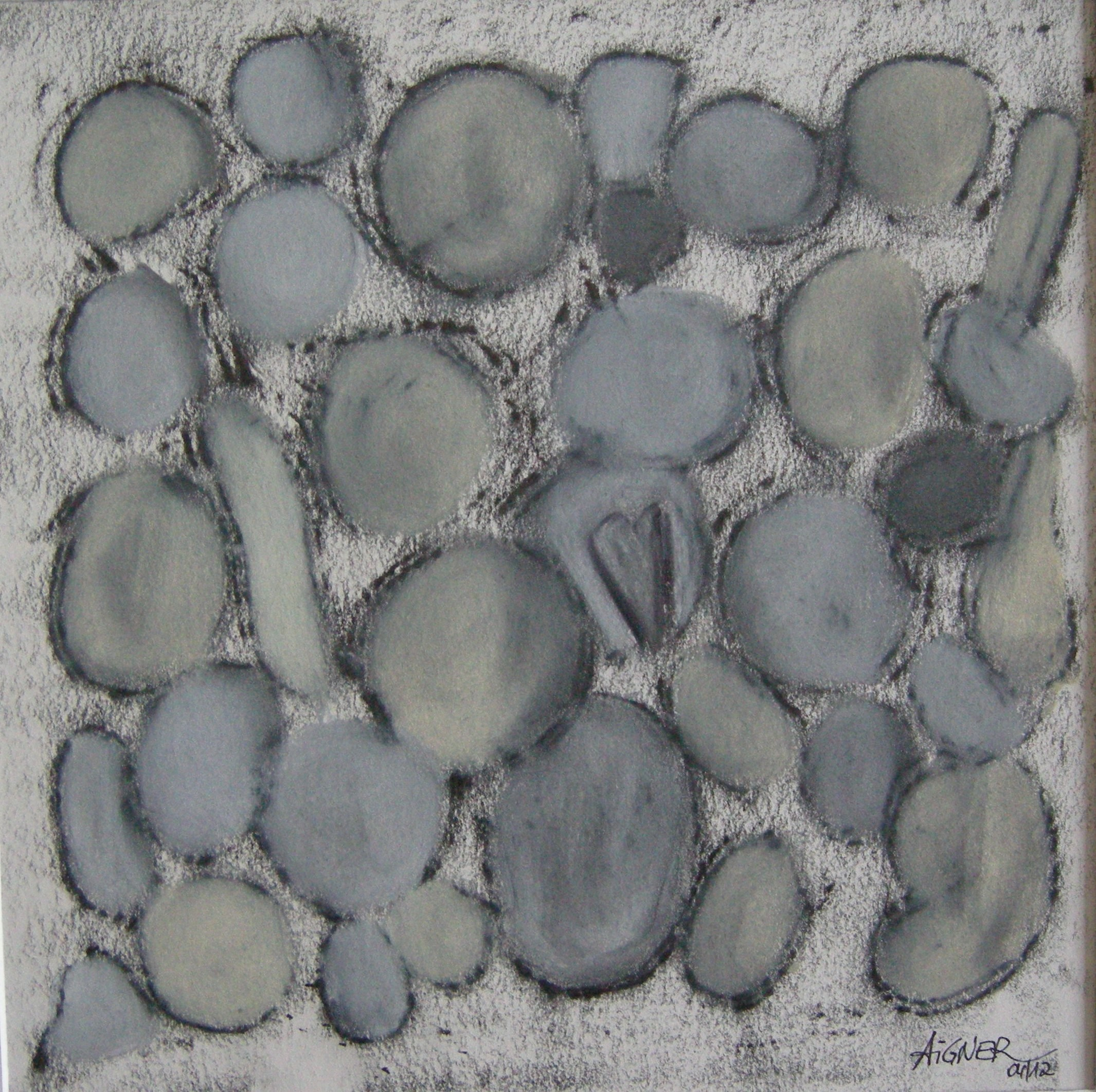 Herz-Stein 2012 - 40x40