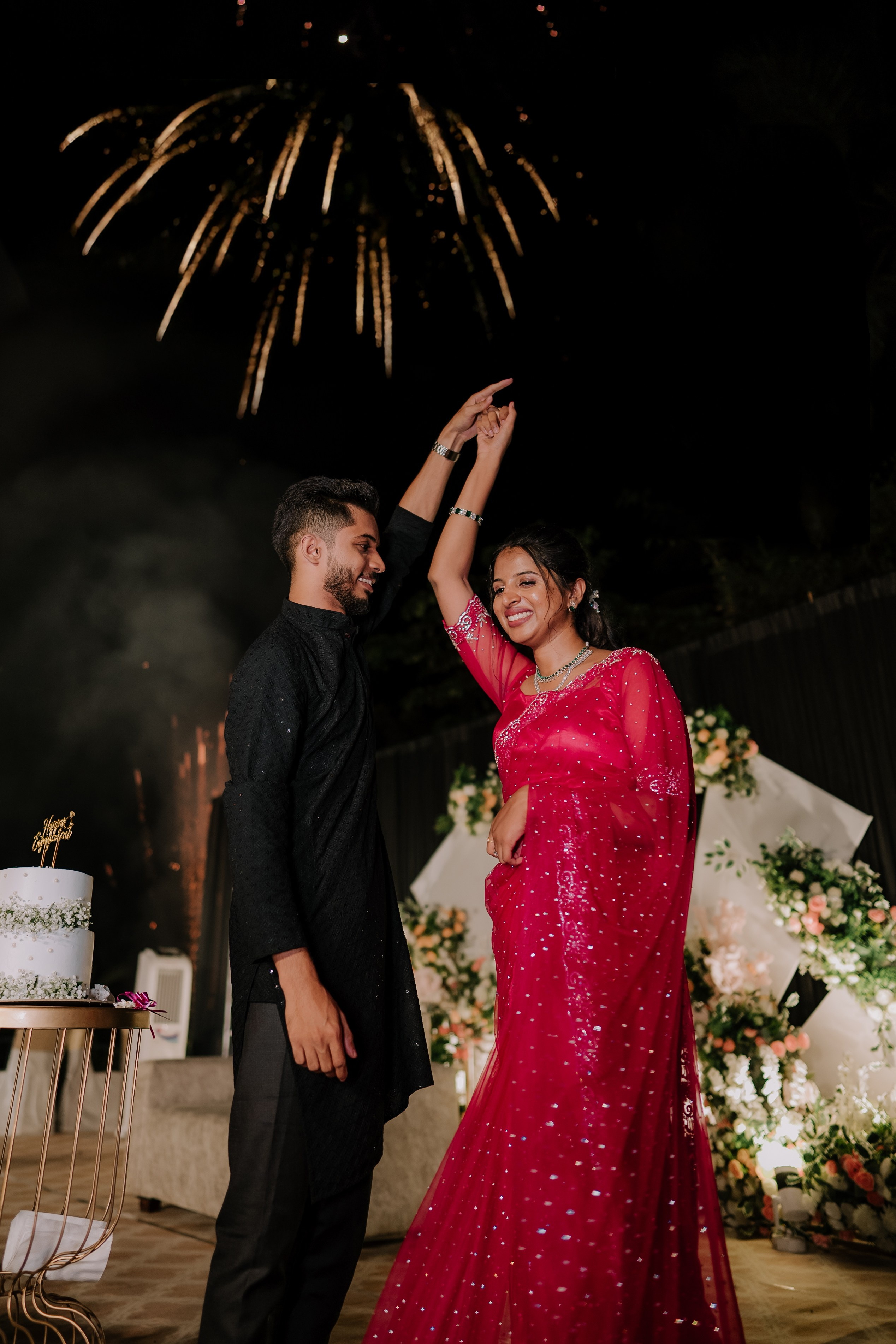 Engagement Ft. Aneesha & Mathew. Fine art Wedding Photographers in India & Canada