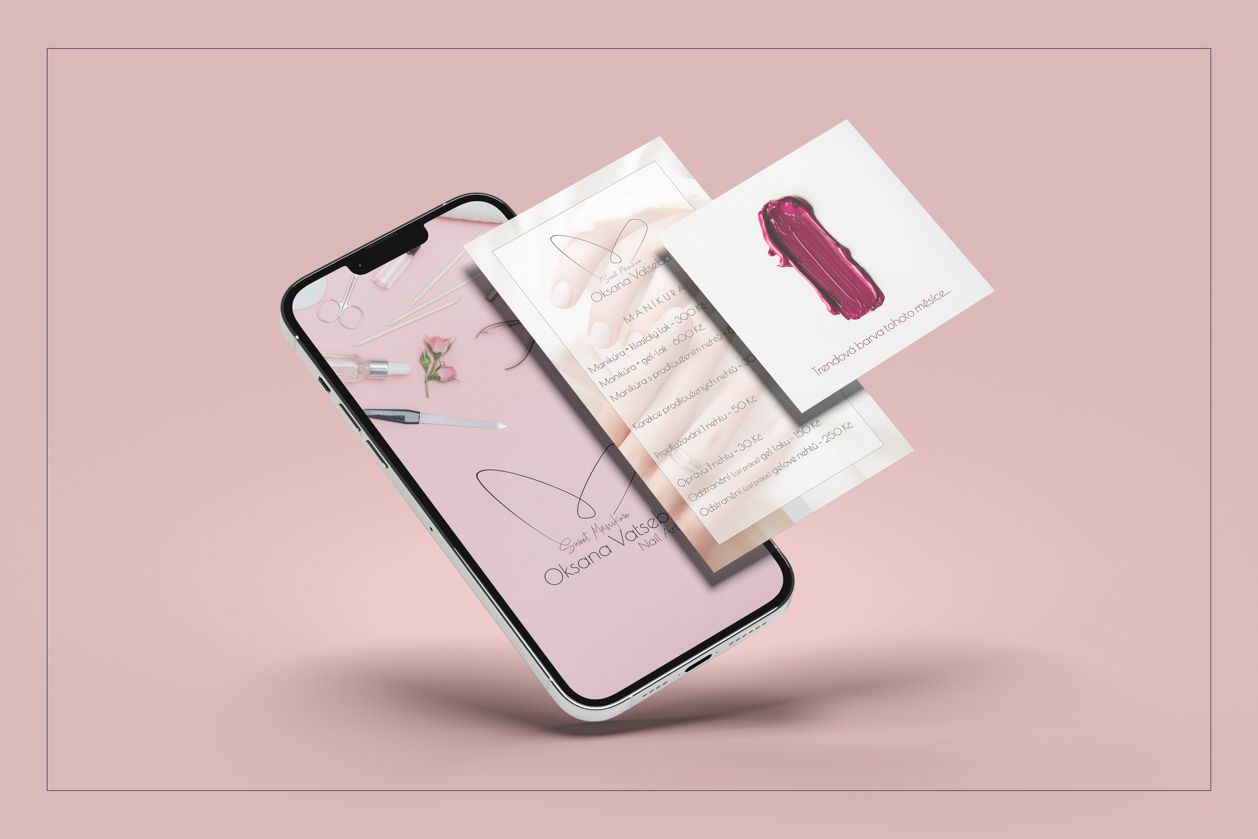 Brandbook “Sweet Manicure”. Vasyl Grygorchuk: Photography & Graphic Design