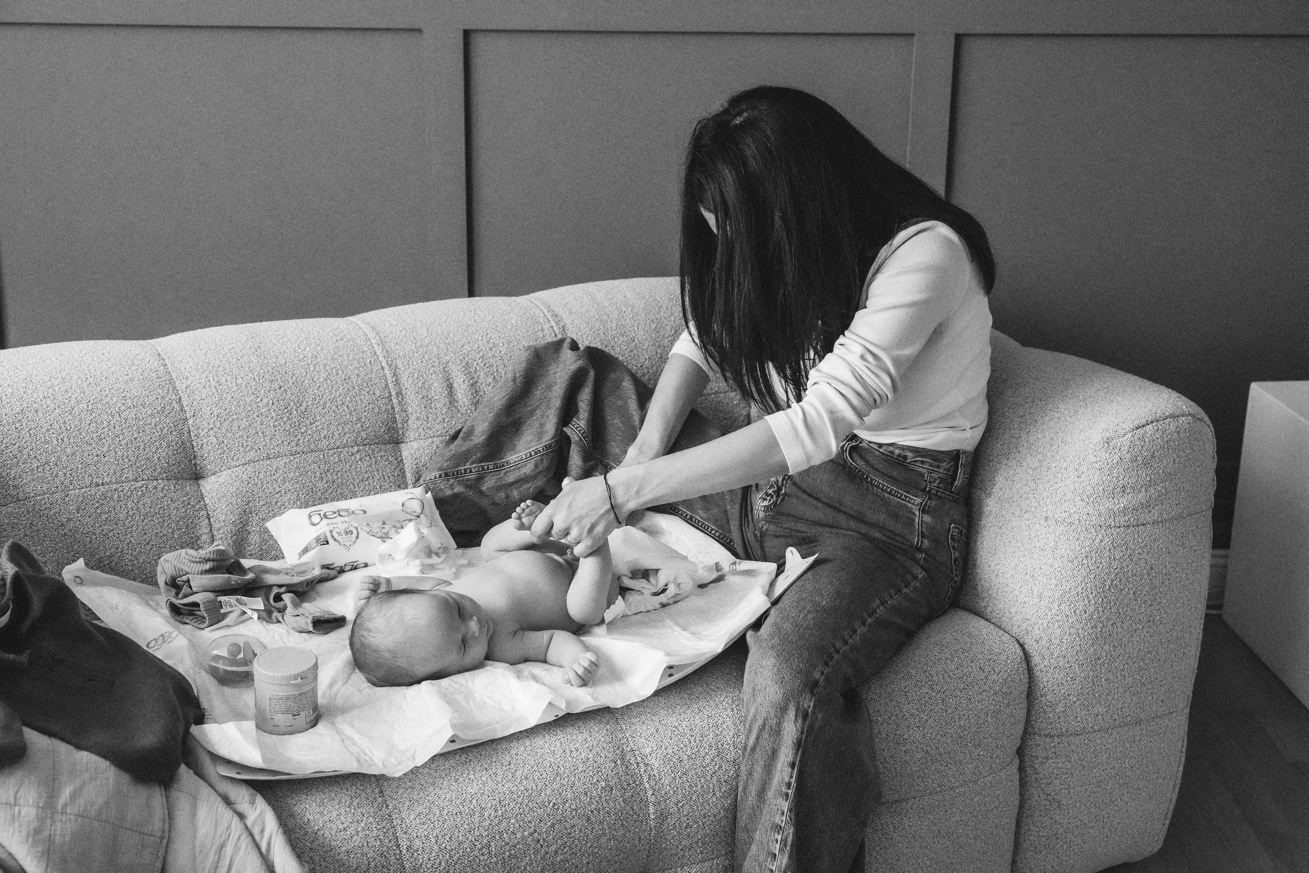 Фотосесия за новородено. Фотограф Ирина Йотова