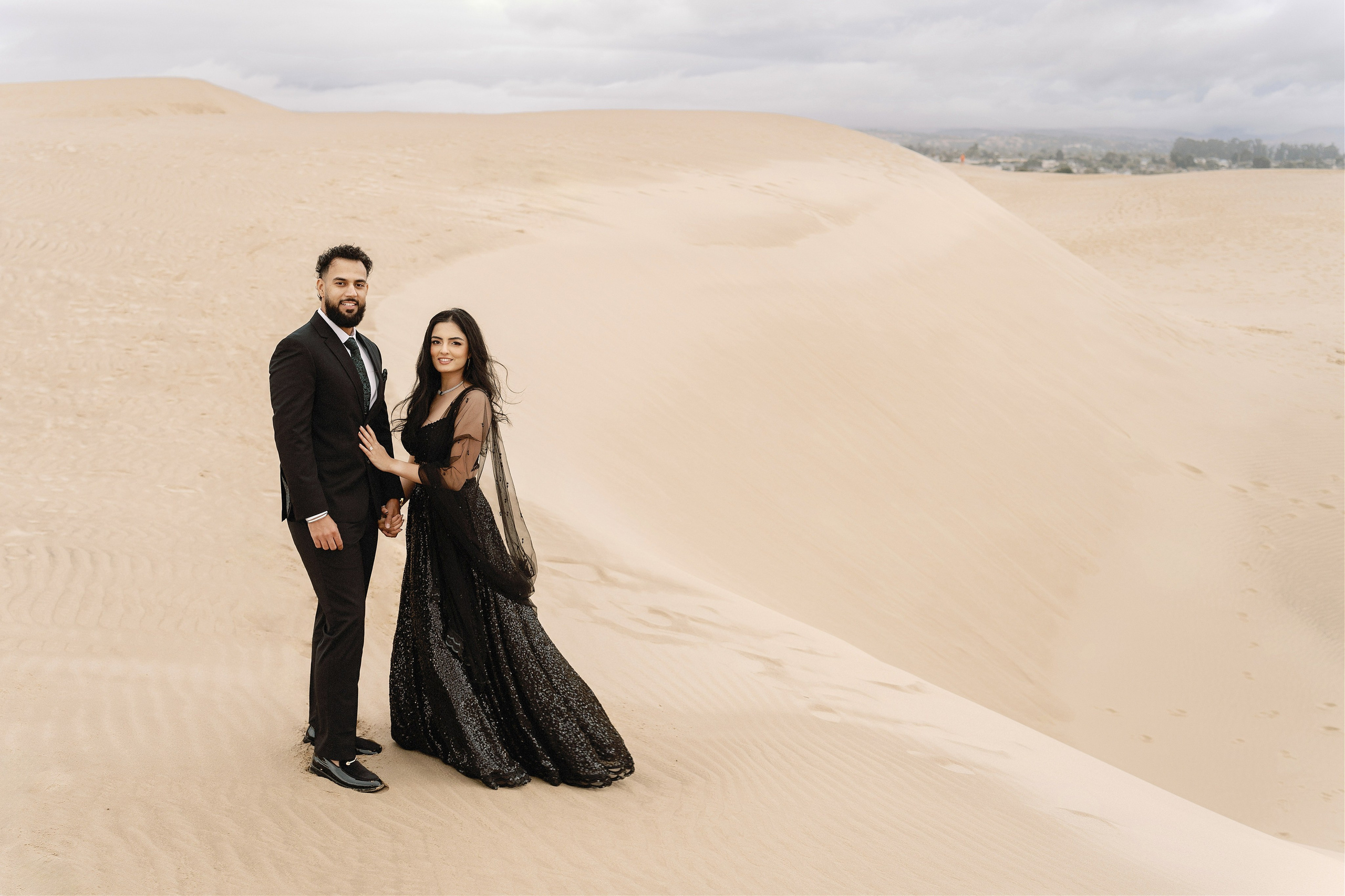 Elopement at Pismo Beach Sand Dunes, California. Wedding Photography & Videography Team in California, Los Angeles, San Francisco, San Diego and Travel