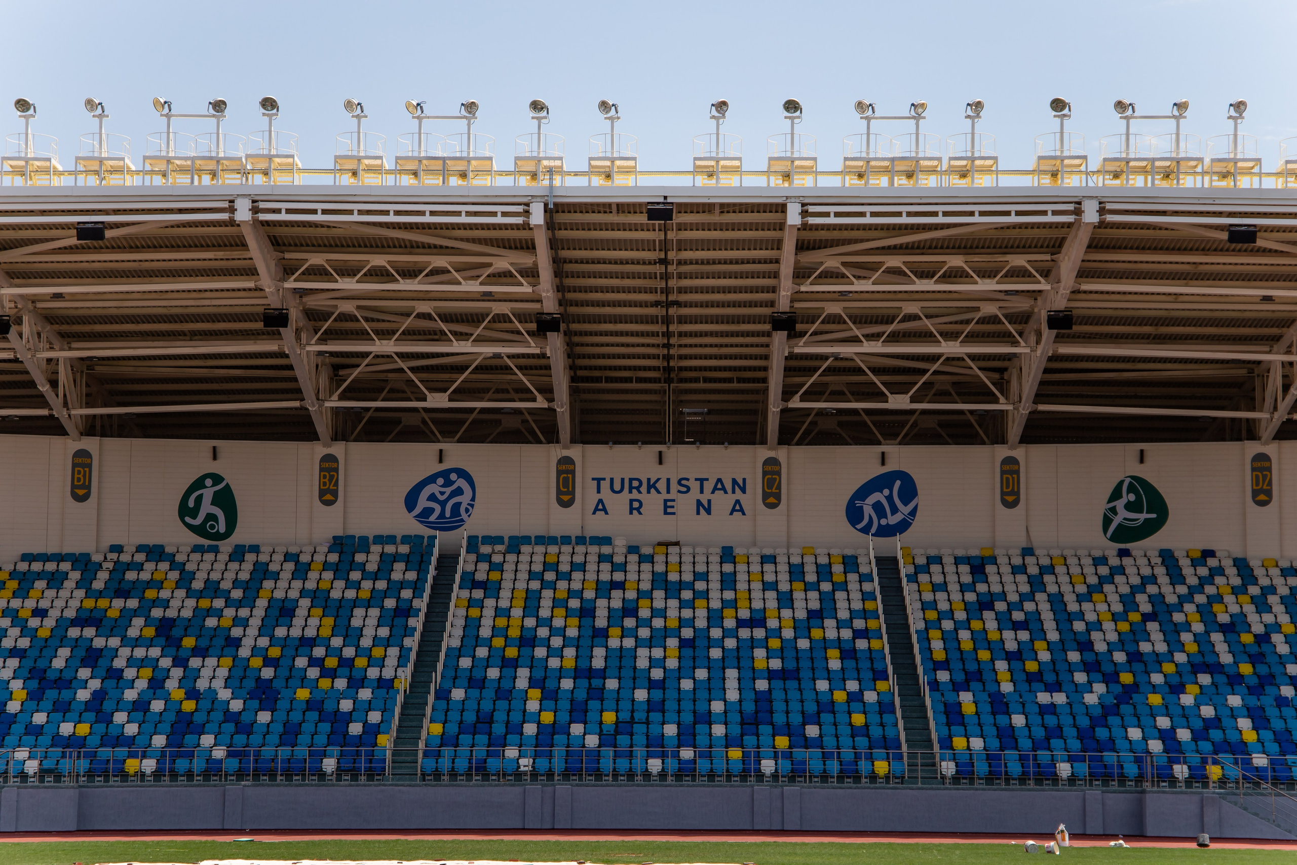 BIG stadium Turkistan. Mirzaev