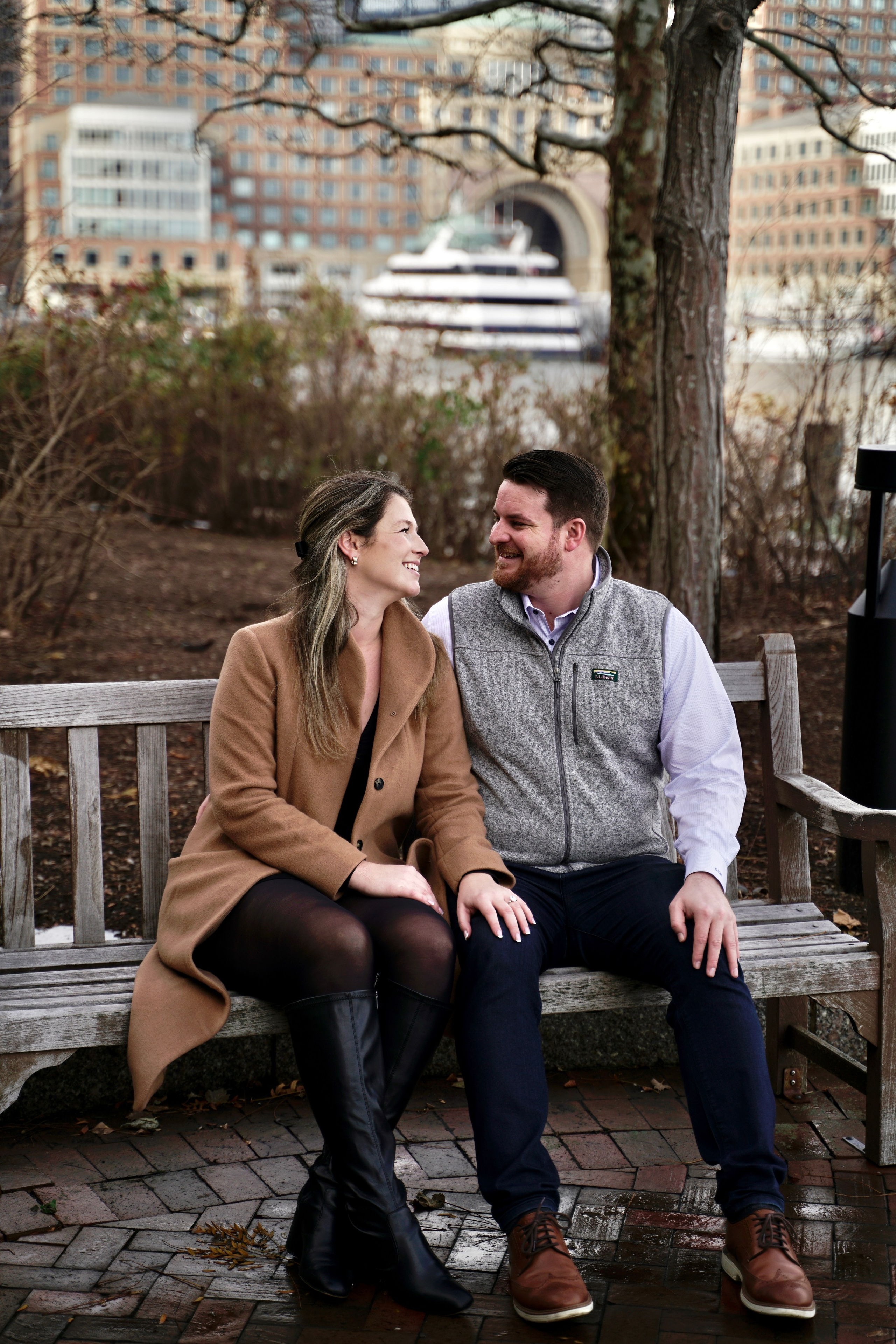 Charles and Helen at Seaport. Stefanovich Photography | Boston, MA
