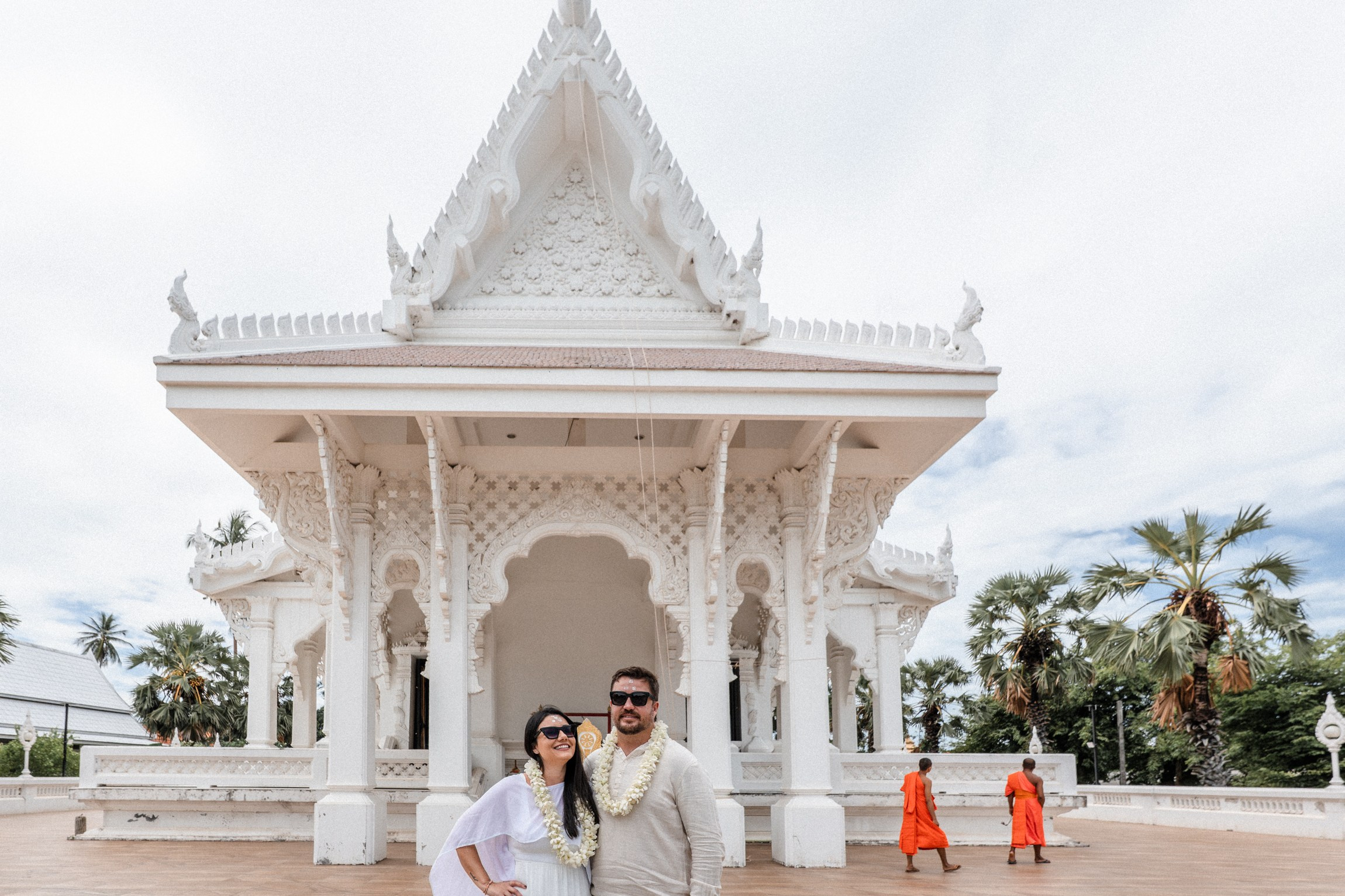 Authentic Buddhist Wedding Blessing Ceremony in Koh Samui, Thailand