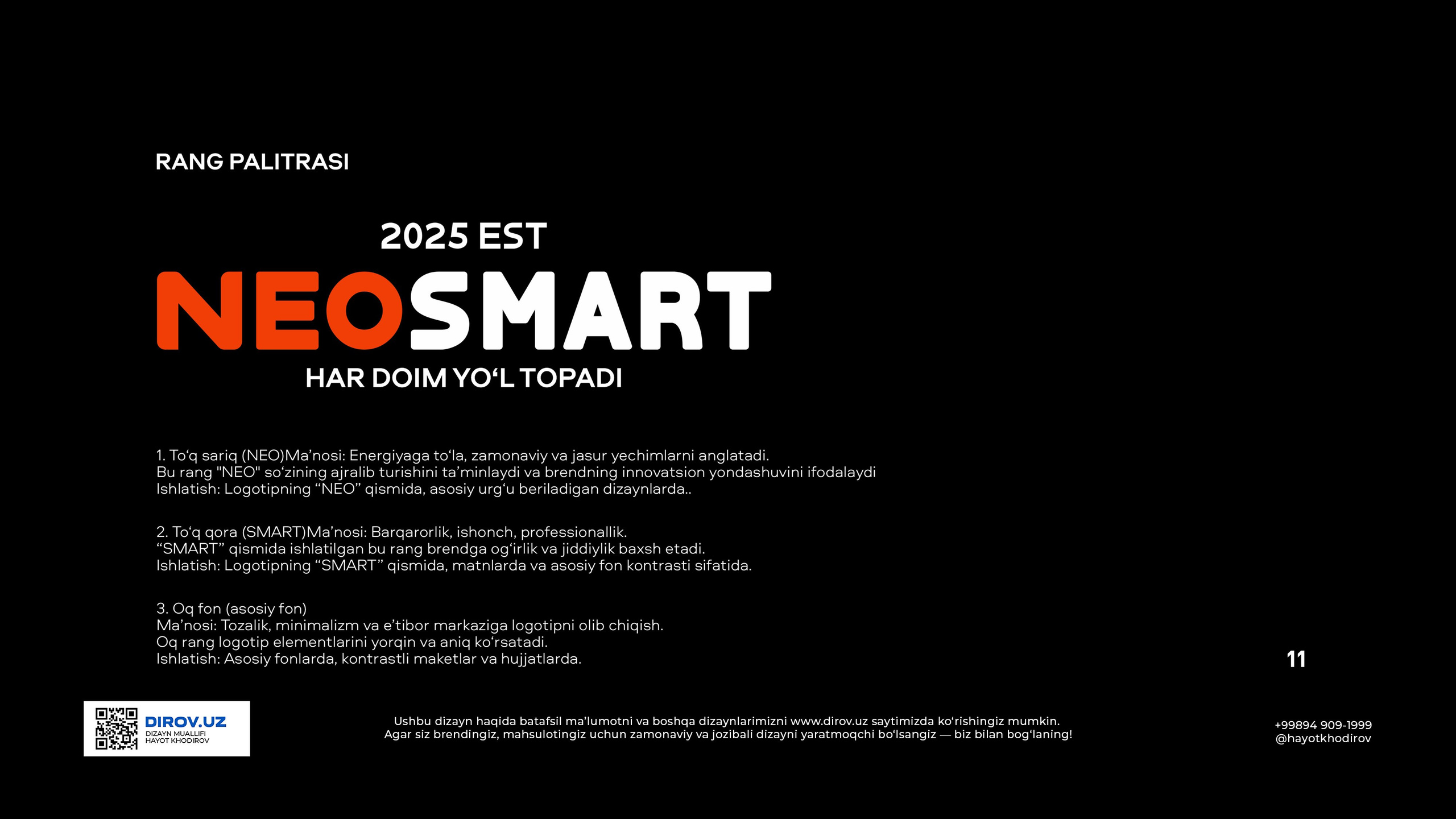 Neosmart. Dirov — Hayot Khodirov