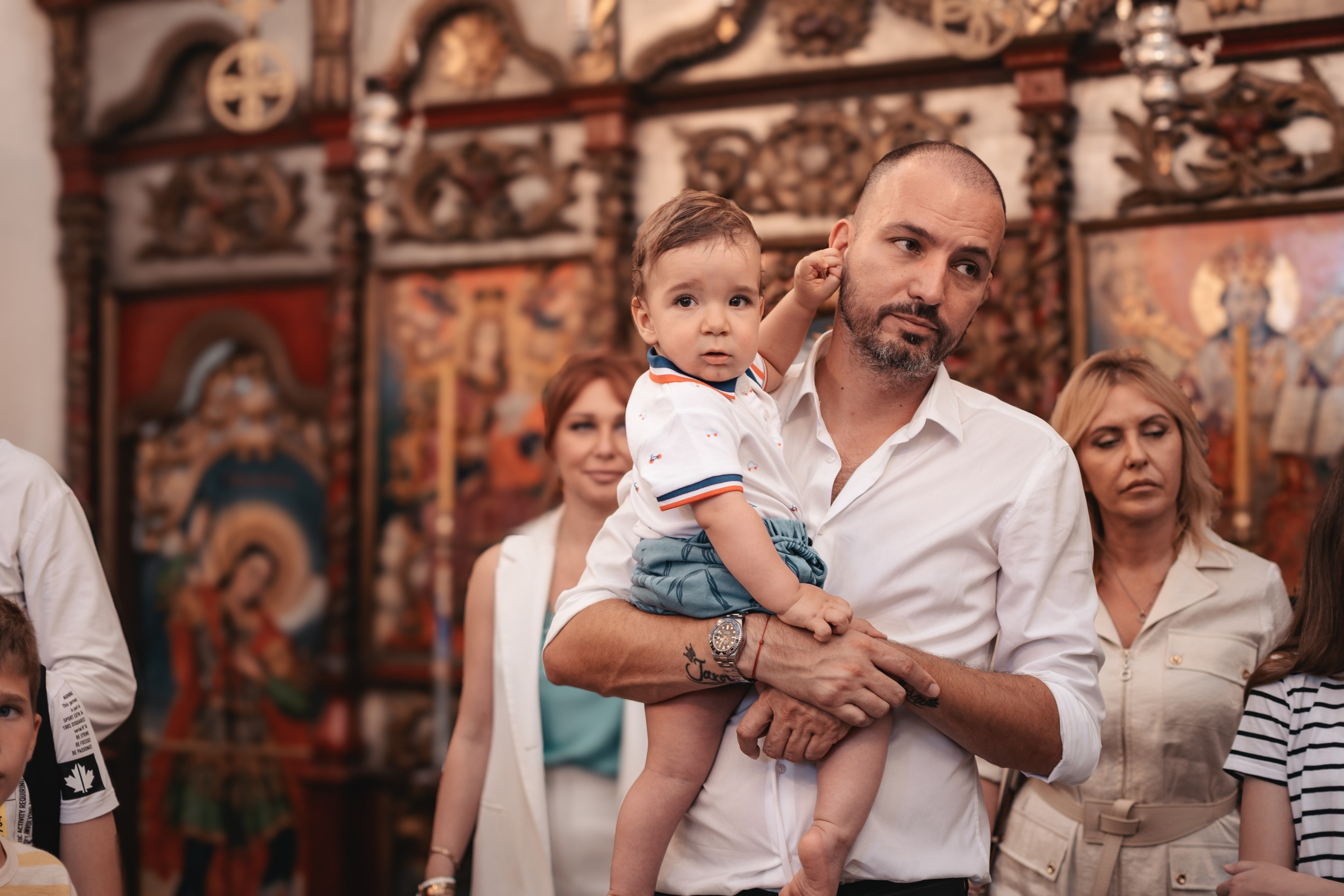 Lazar, krštenje i rođendan. BambinaaPhotography