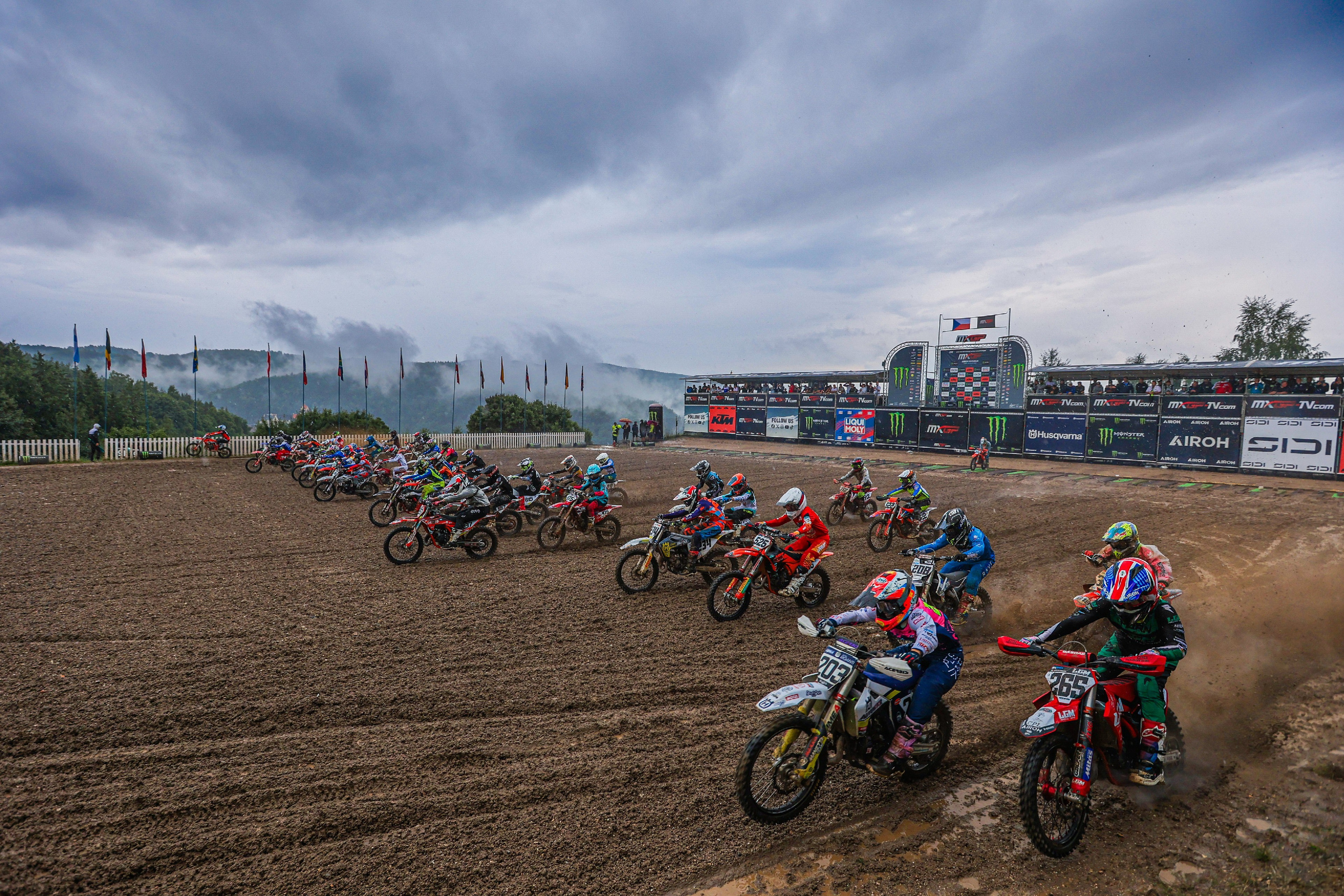 EMX85 race start MXGP of Locket Motocross World Championship