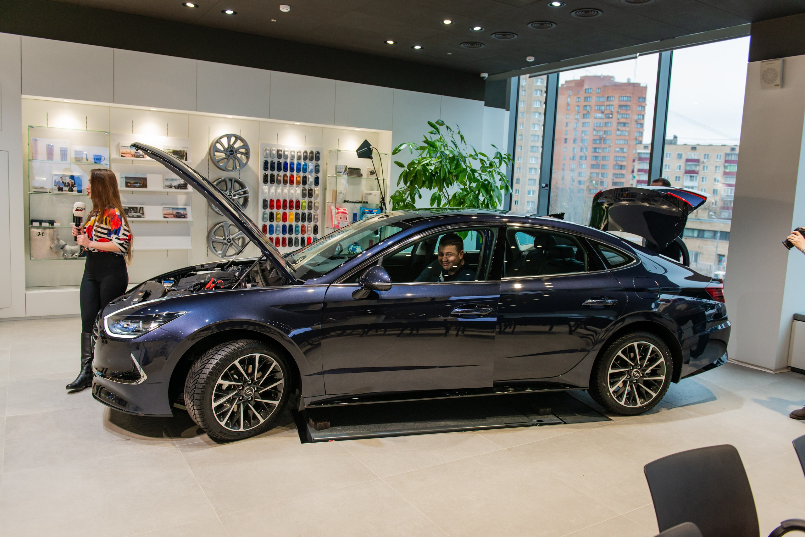 Закрытая презентация новой 8-й Hyundai Sonata. ФОТОГРАФ МЕКСИКА КИНТАНА-РОО