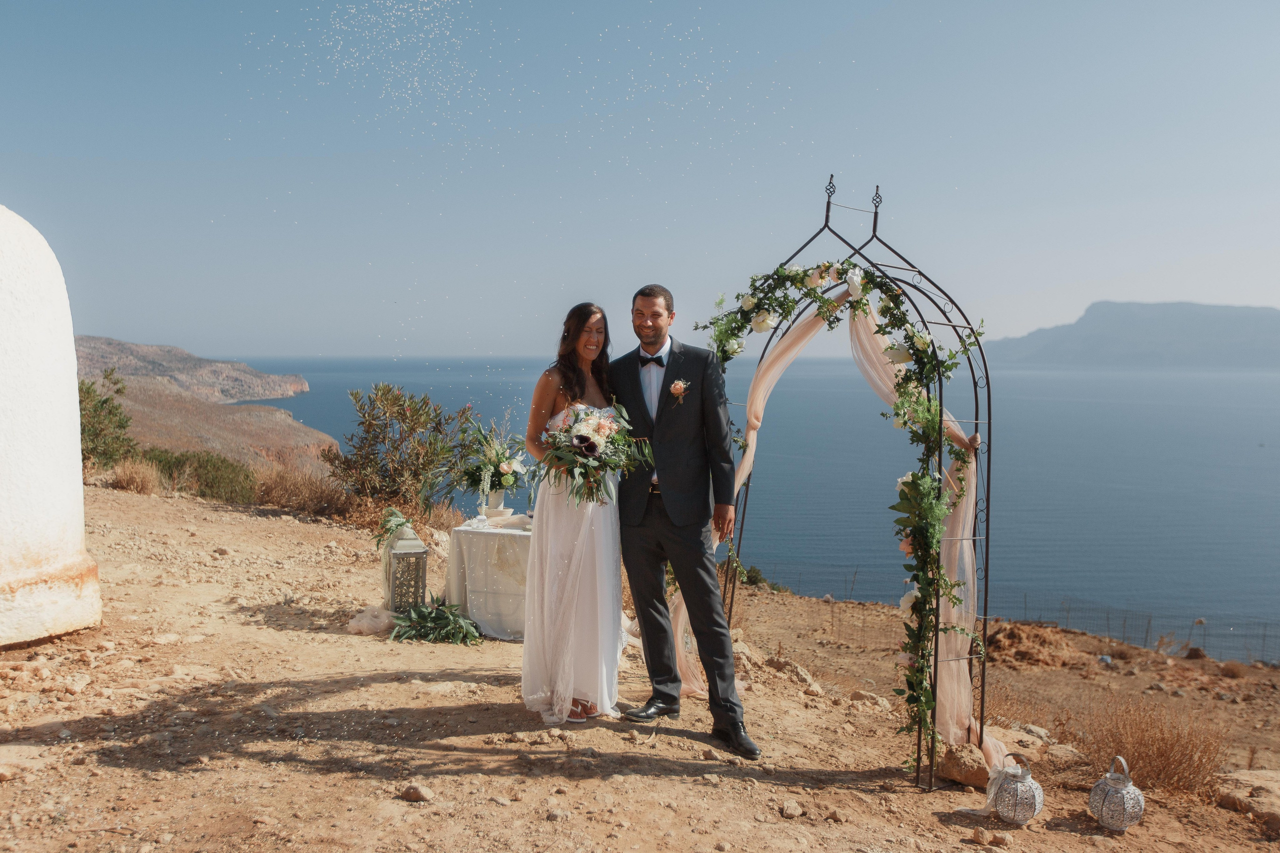 Marino & Steffi, Crete. Denny Savon — Photographer in Santorini | Weddings, Love Stories & Flying Dress