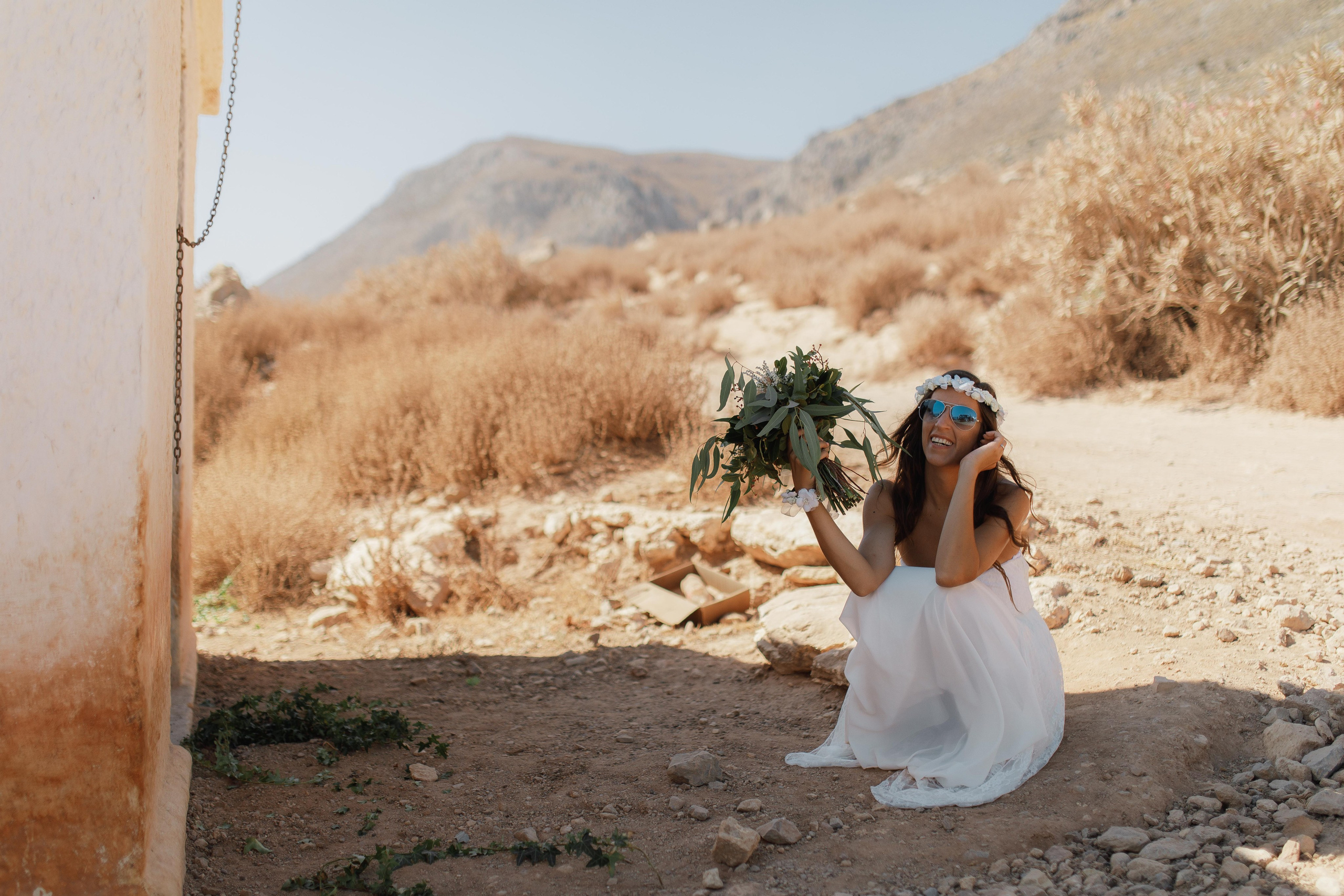 Marino & Steffi, Crete. Denny Savon — Photographer in Santorini | Weddings, Love Stories & Flying Dress
