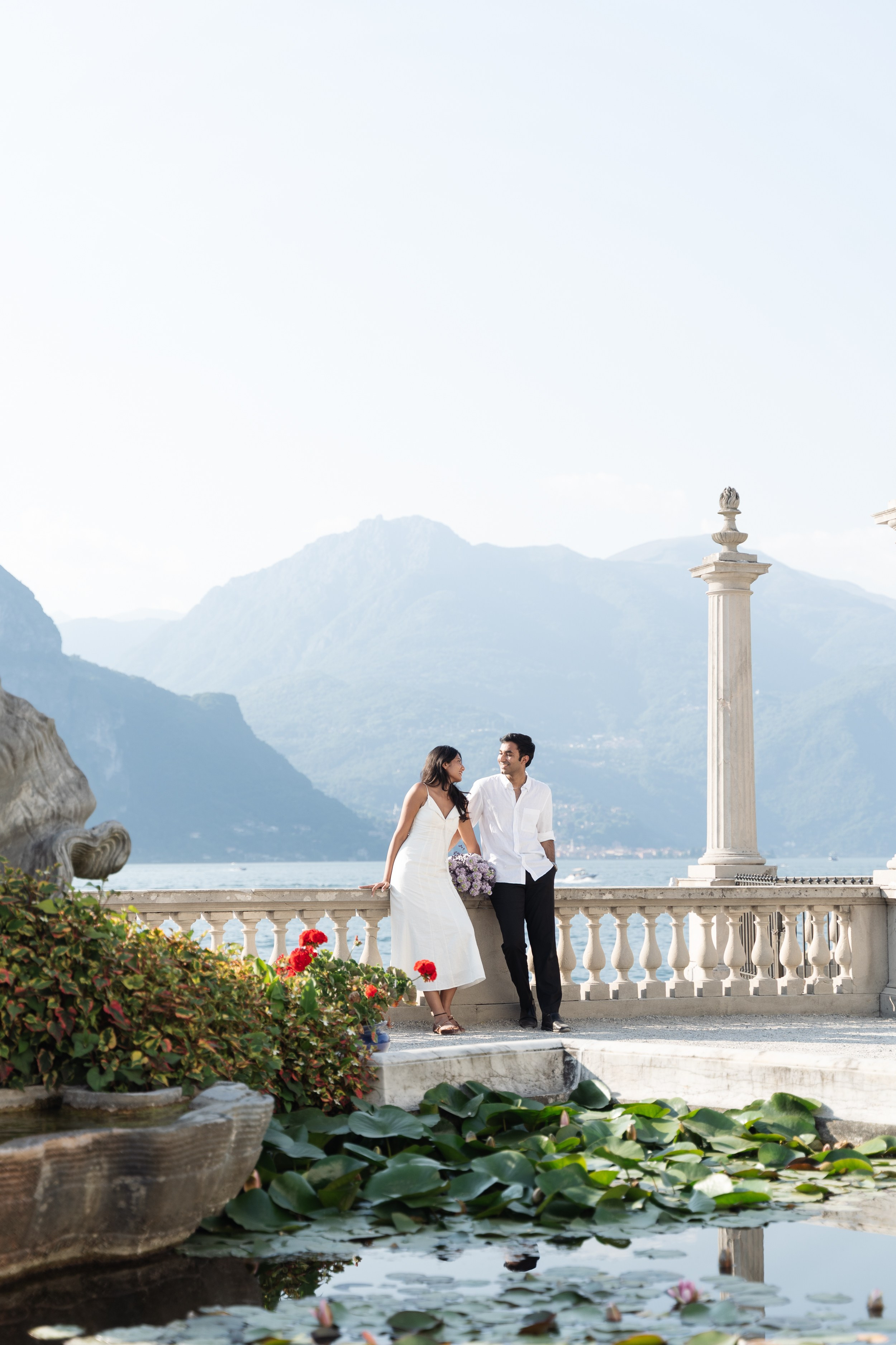 Secret Proposal at Villa Melzi, Lake Como. Lake Como Proposal Photographer | Surprise Proposals & Engagements