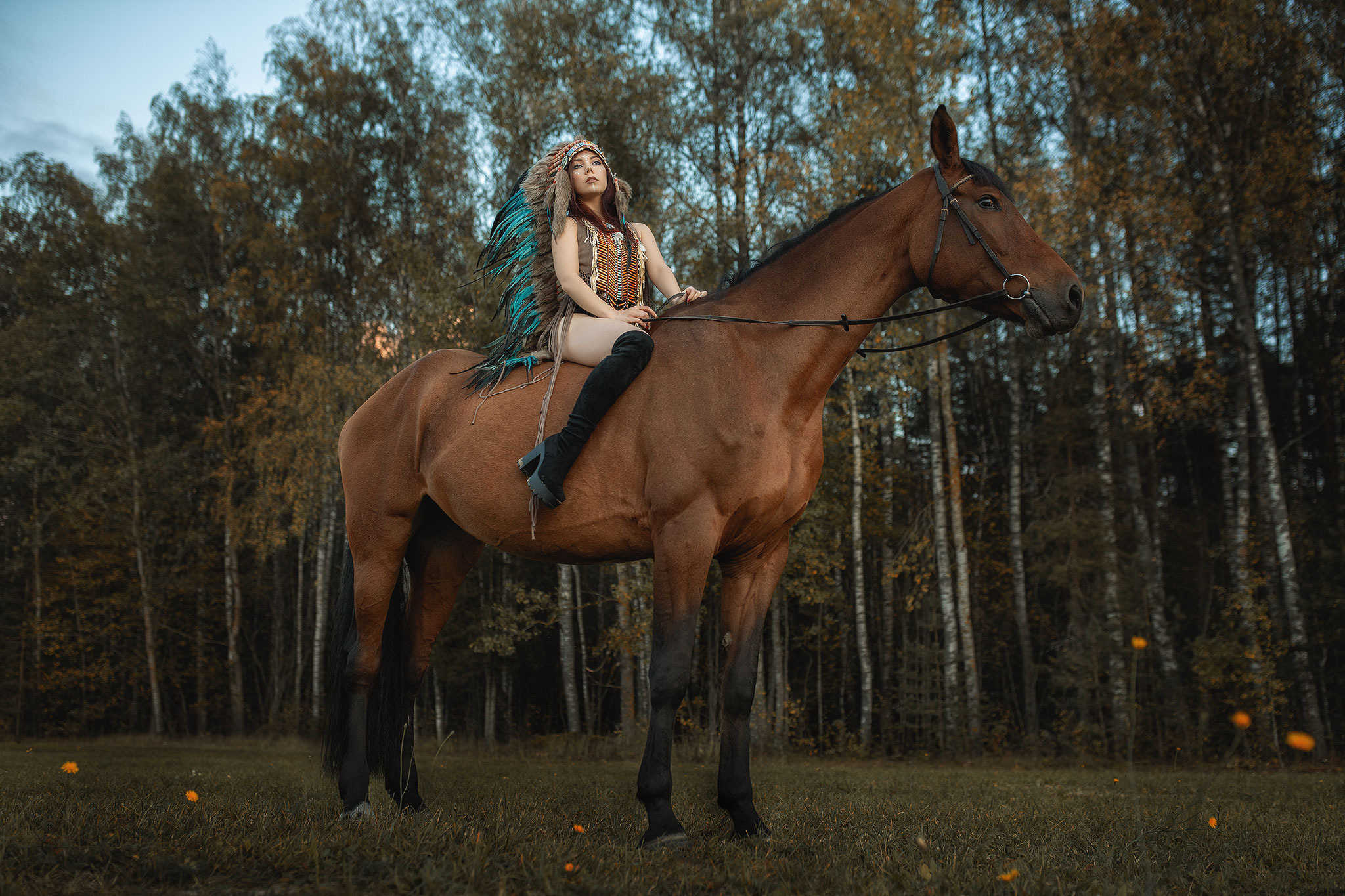 Индейцы VS Ковбои — Фотопроект. Фотограф в Юрмале и Риге Анна Джибути Anna Dzibuti