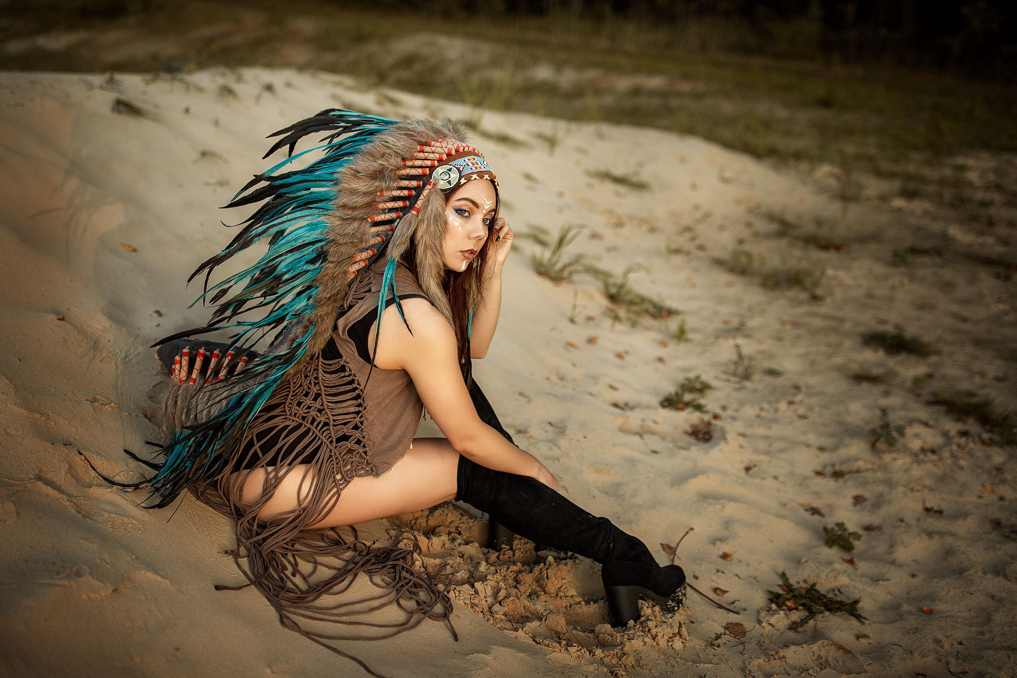 Индейцы VS Ковбои — Фотопроект. Фотограф в Юрмале и Риге Анна Джибути Anna Dzibuti