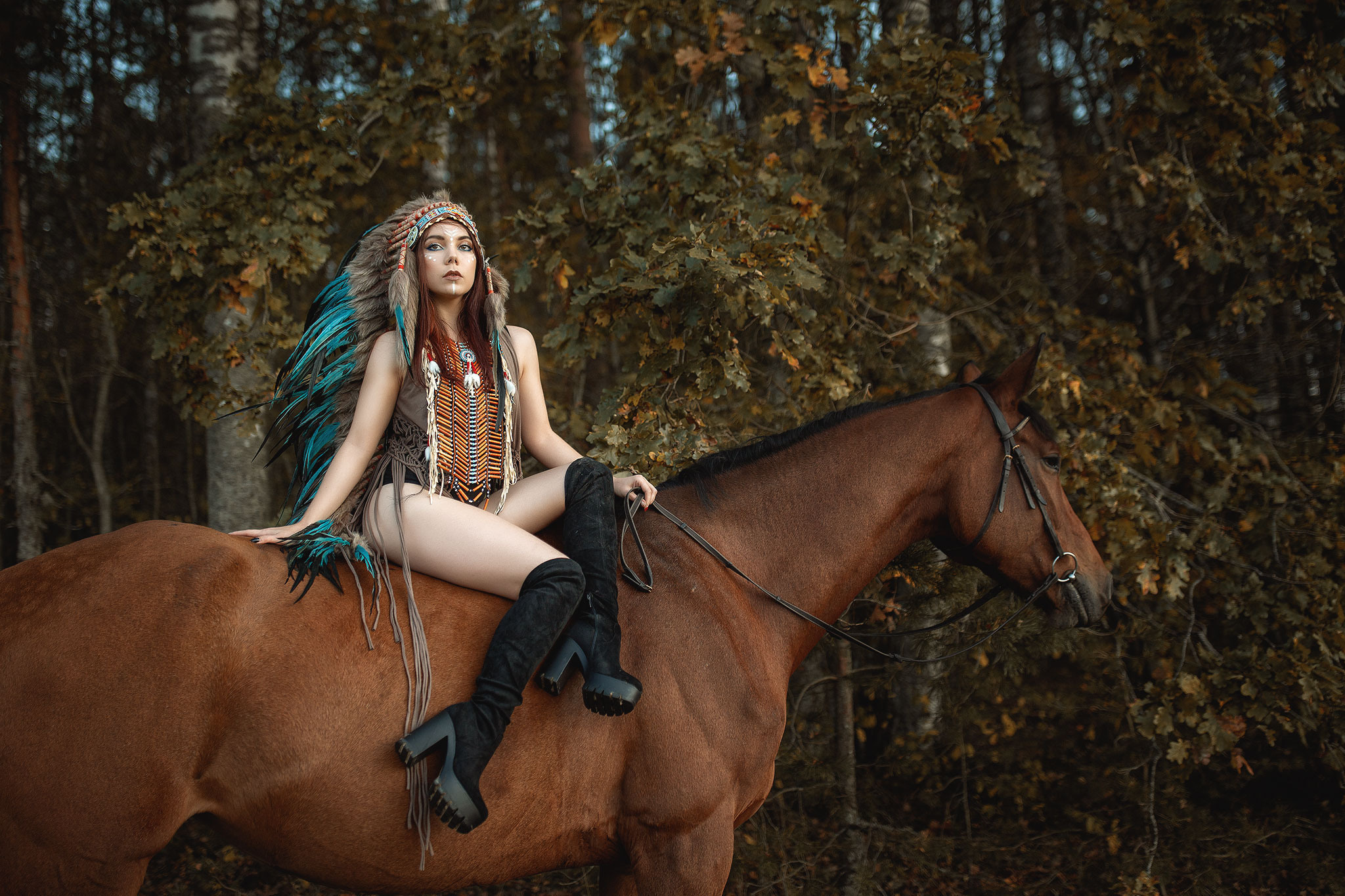 Индейцы VS Ковбои — Фотопроект. Фотограф в Юрмале и Риге Анна Джибути Anna Dzibuti