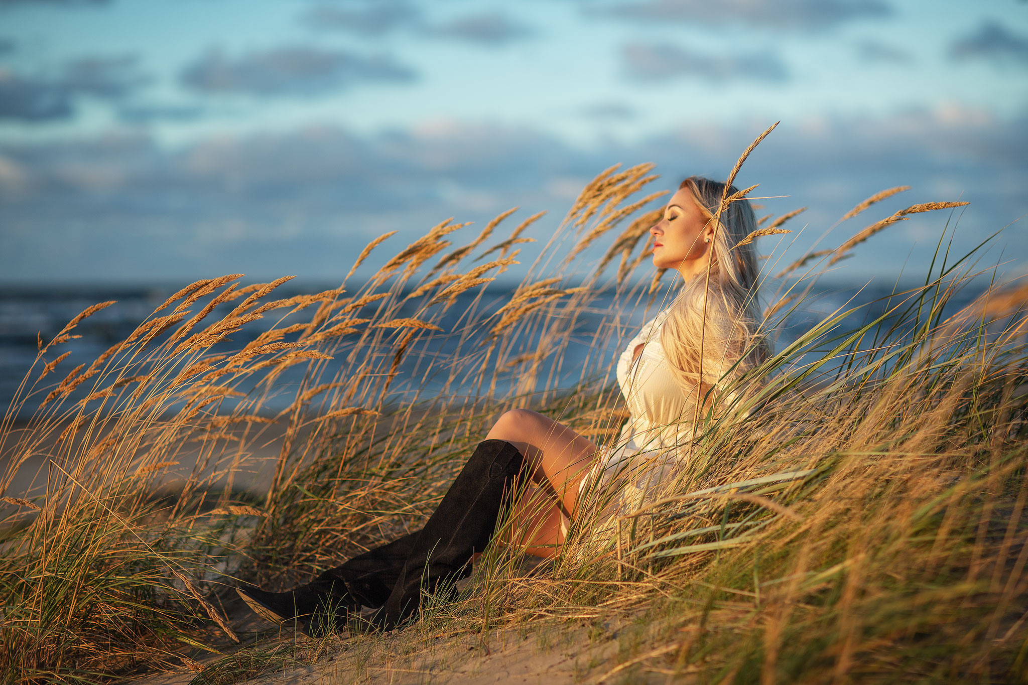 Юля. Ангельская фотосъёмка. Фотограф в Юрмале и Риге Анна Джибути Anna Dzibuti