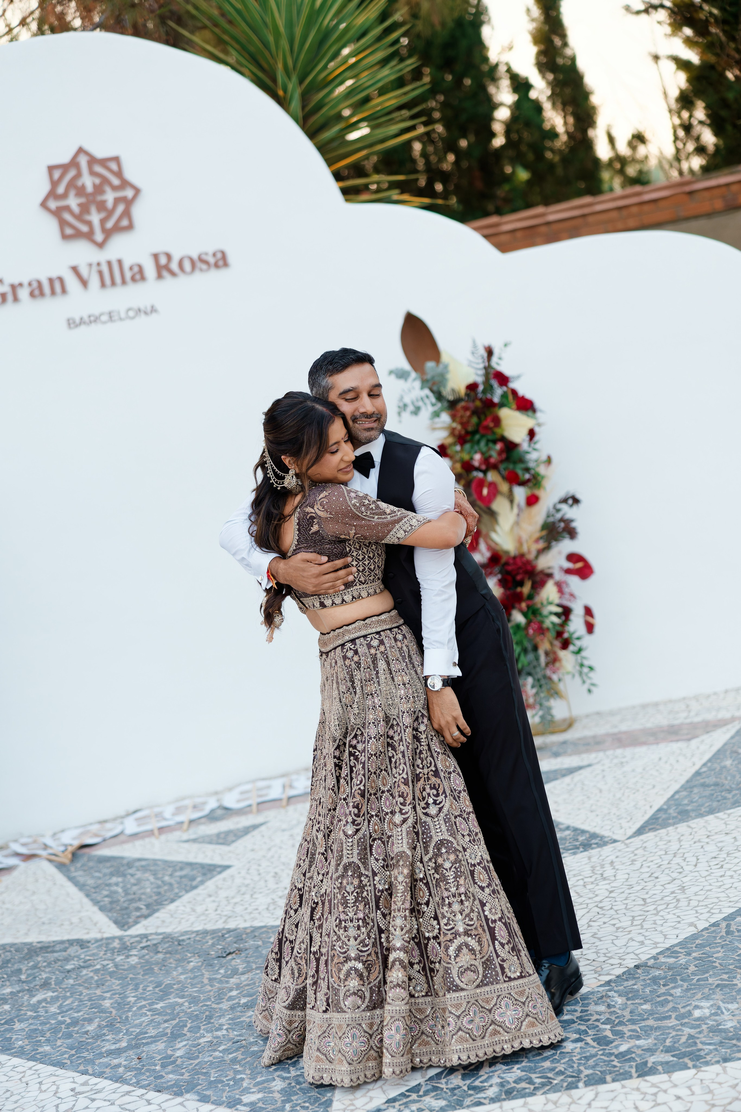 Indian wedding at Gran Villa Rosa, Barcelona