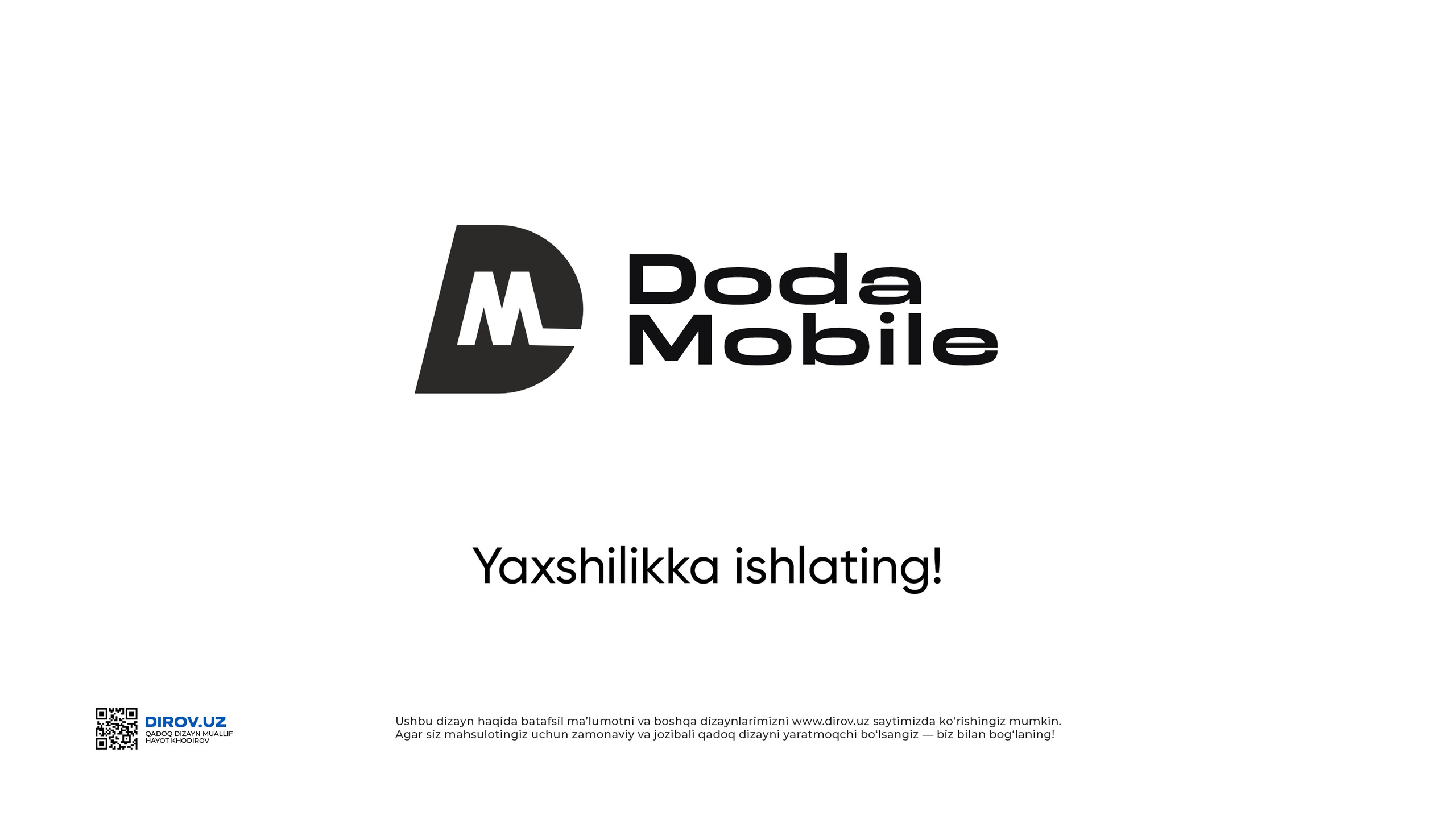 Doda Mobile  — Logotip. Dirov — Hayot Khodirov