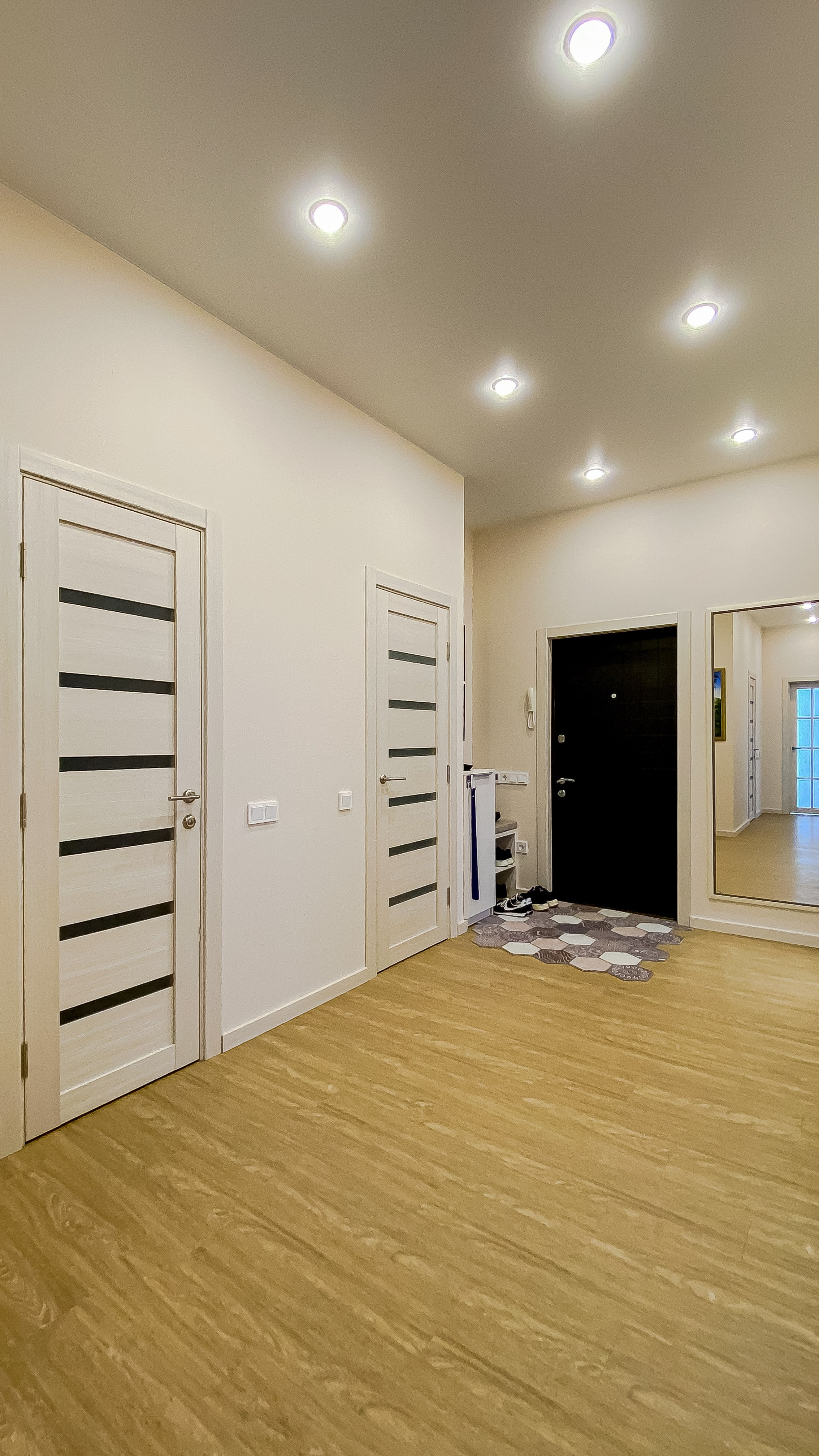 The apartment is 98 m2. Fotograf Dmitrii Donets