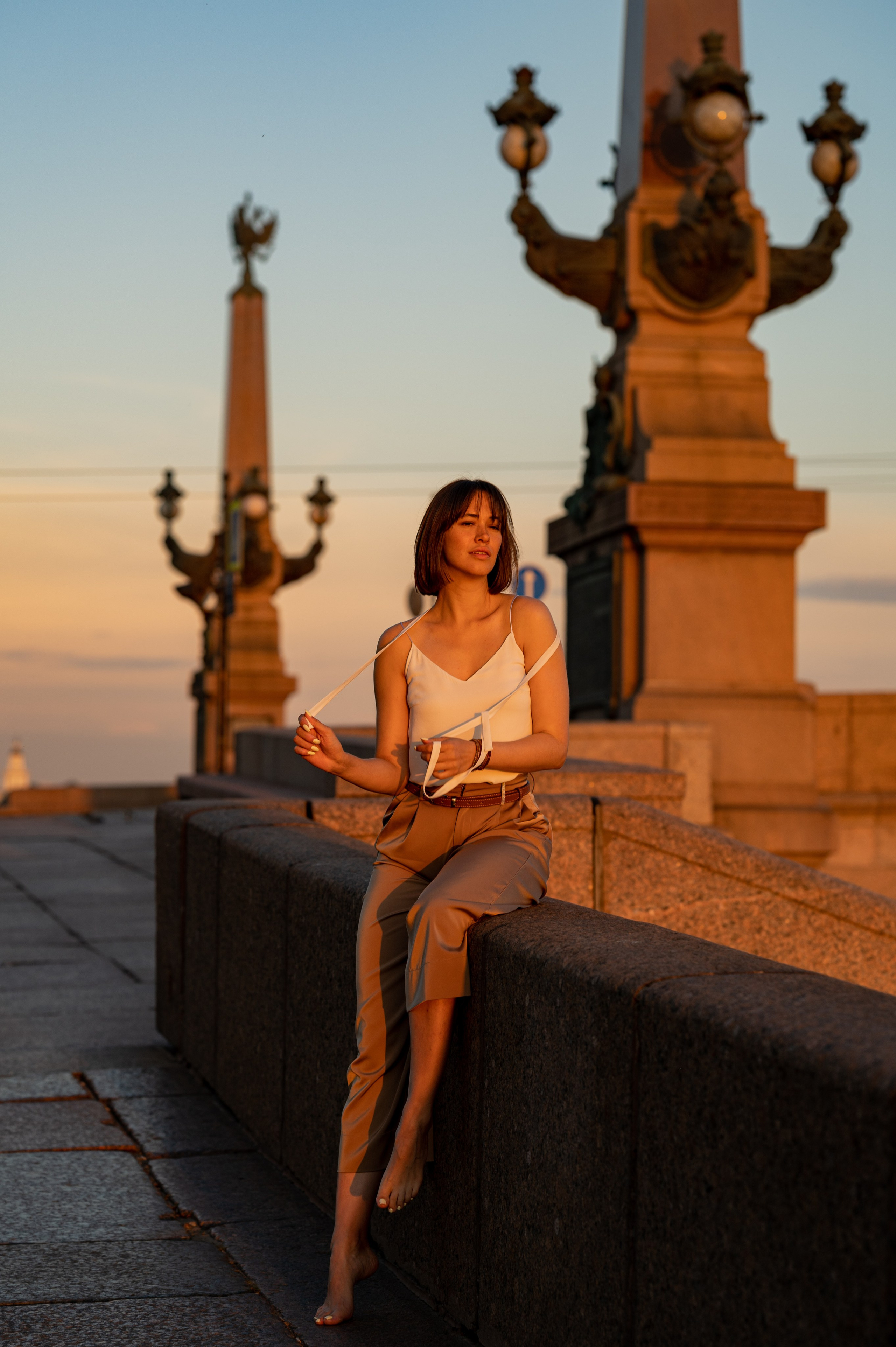 Liza — St. Petersburg and sunrise. Photographer Yulia Lushnikova, Based in Valencia